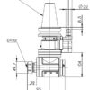 Holdwell AHA-BT50-ER32 90 degree Angle Head