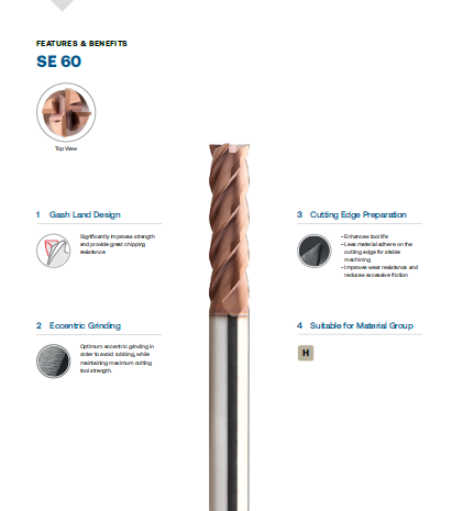 HPMT SE 60 Series End Mill