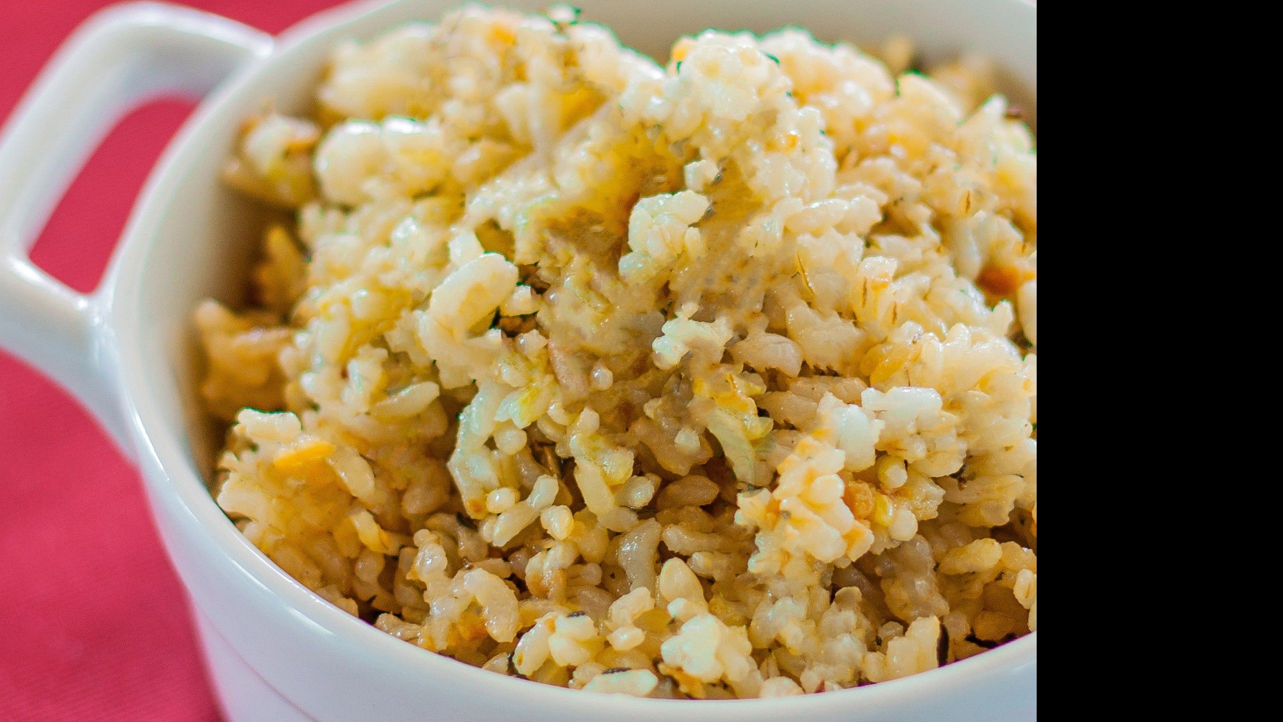 (1-2) Fried Garlic Brown Rice
