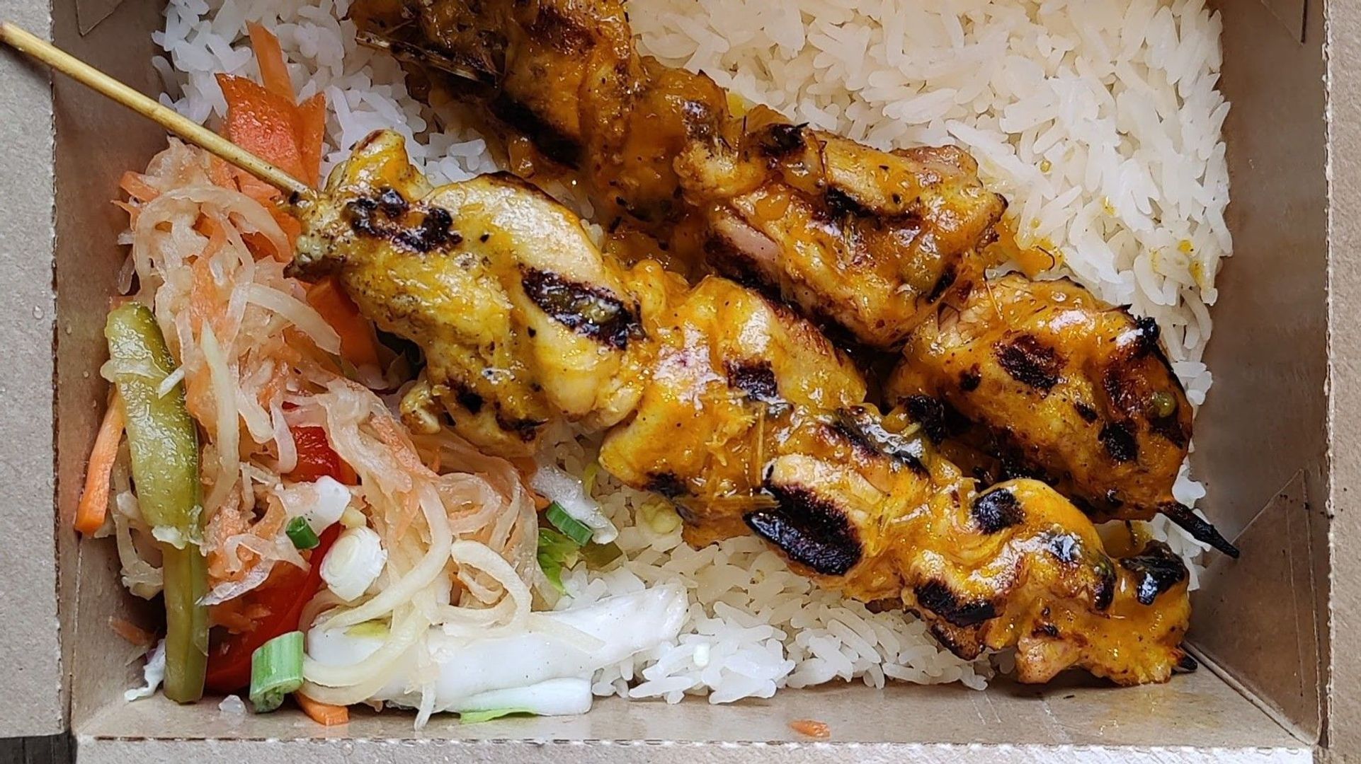 Grilled Chicken Lemongrass Inasal Rice Combo