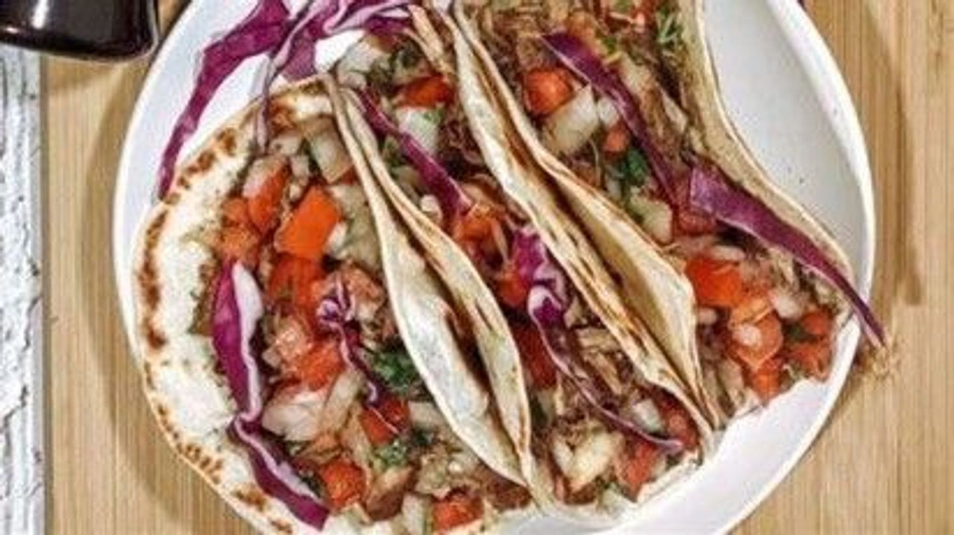 (3 pcs) Pulled Pork Adobo Filipino Tacos