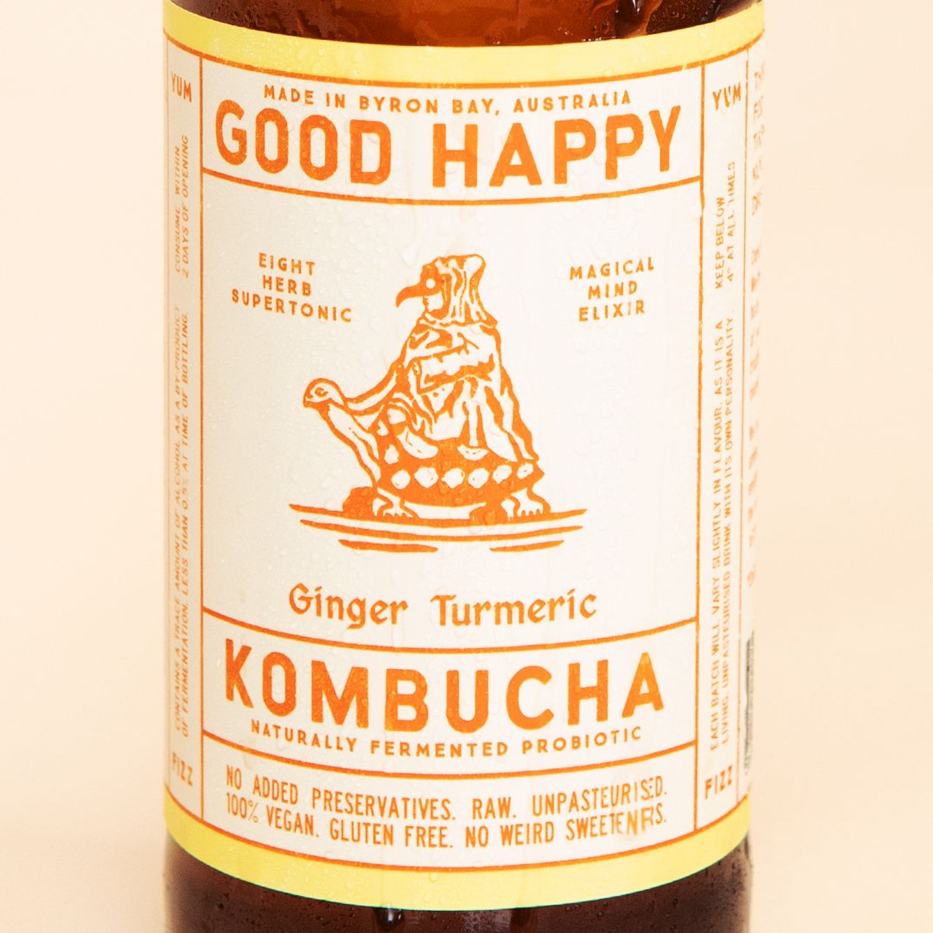 Good Happy Kombucha Tumeric ginger