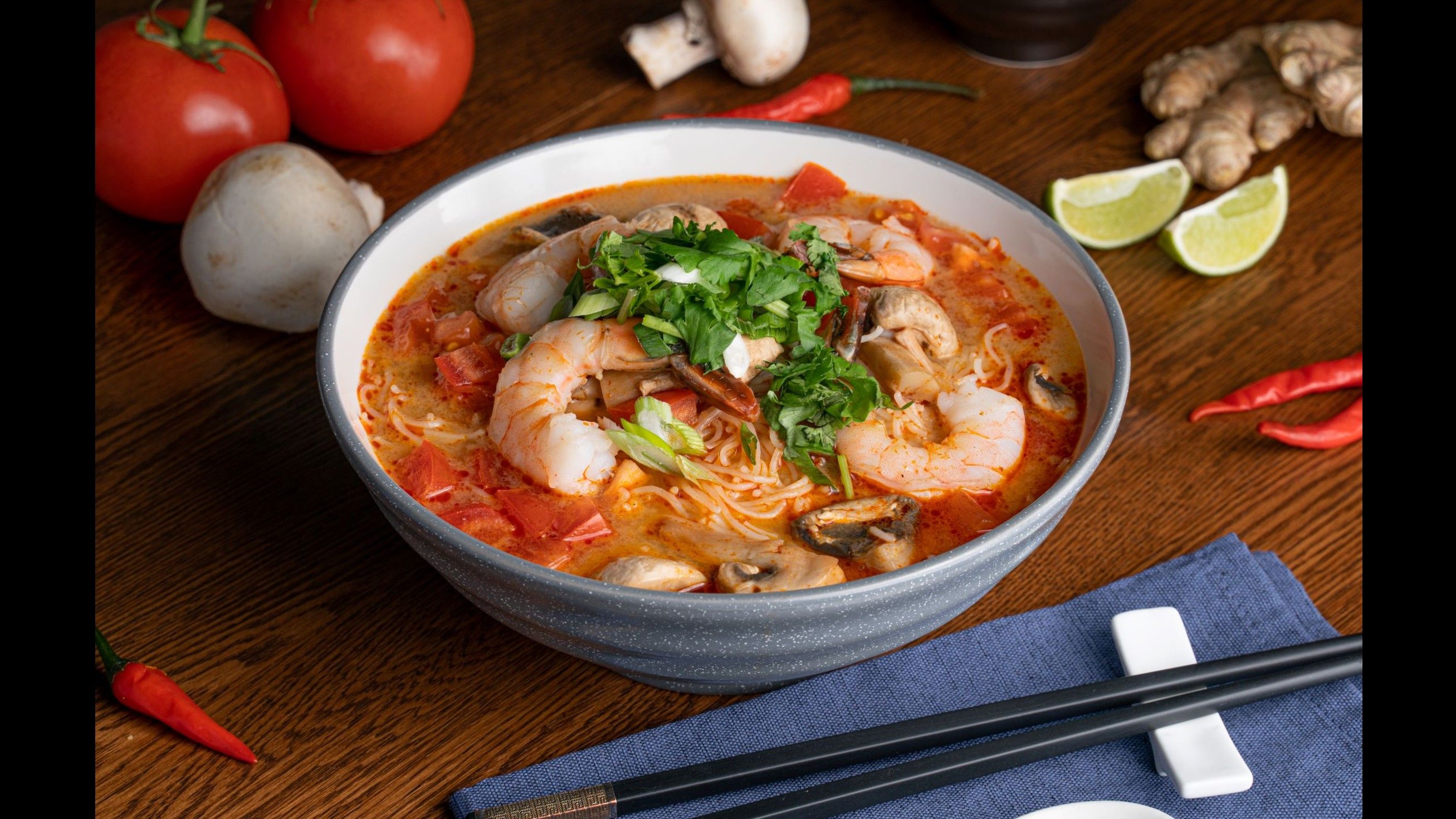 Tom yum soup