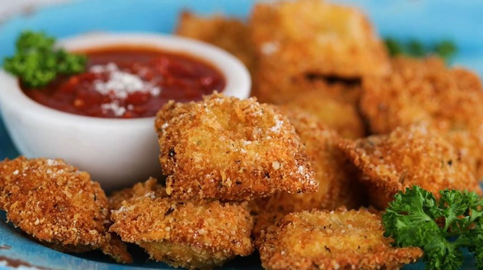 Crispy Fried Ravioli.