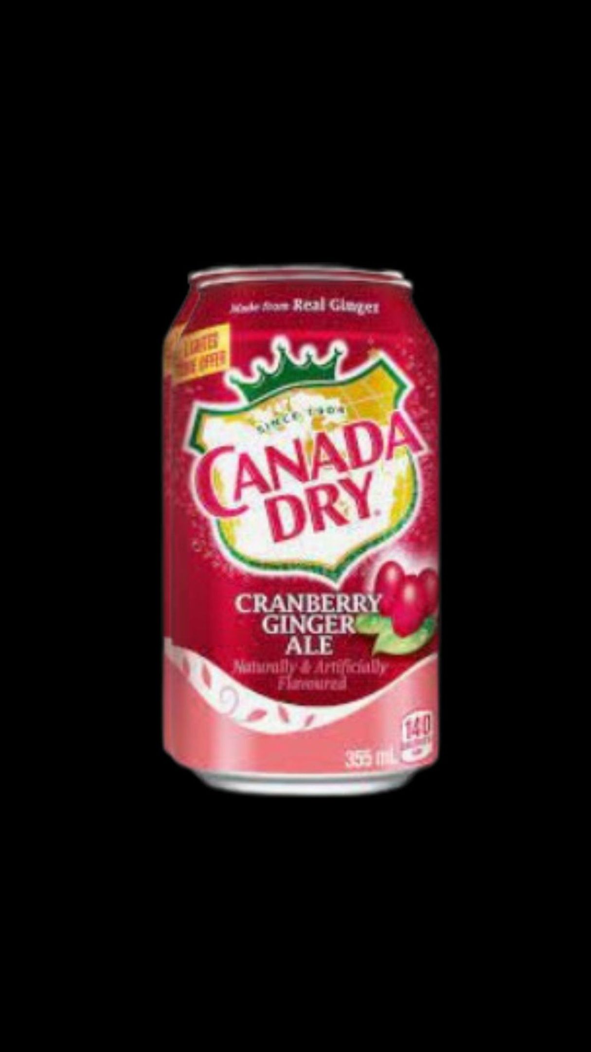 355ml Canada Dry Cranberry Ginger Ale