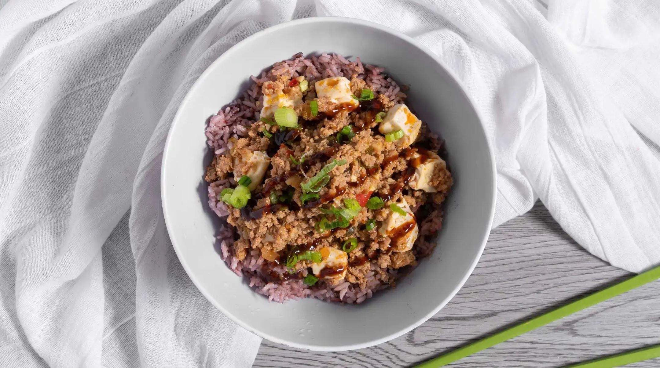 Mapo Tofu Rice Bowl