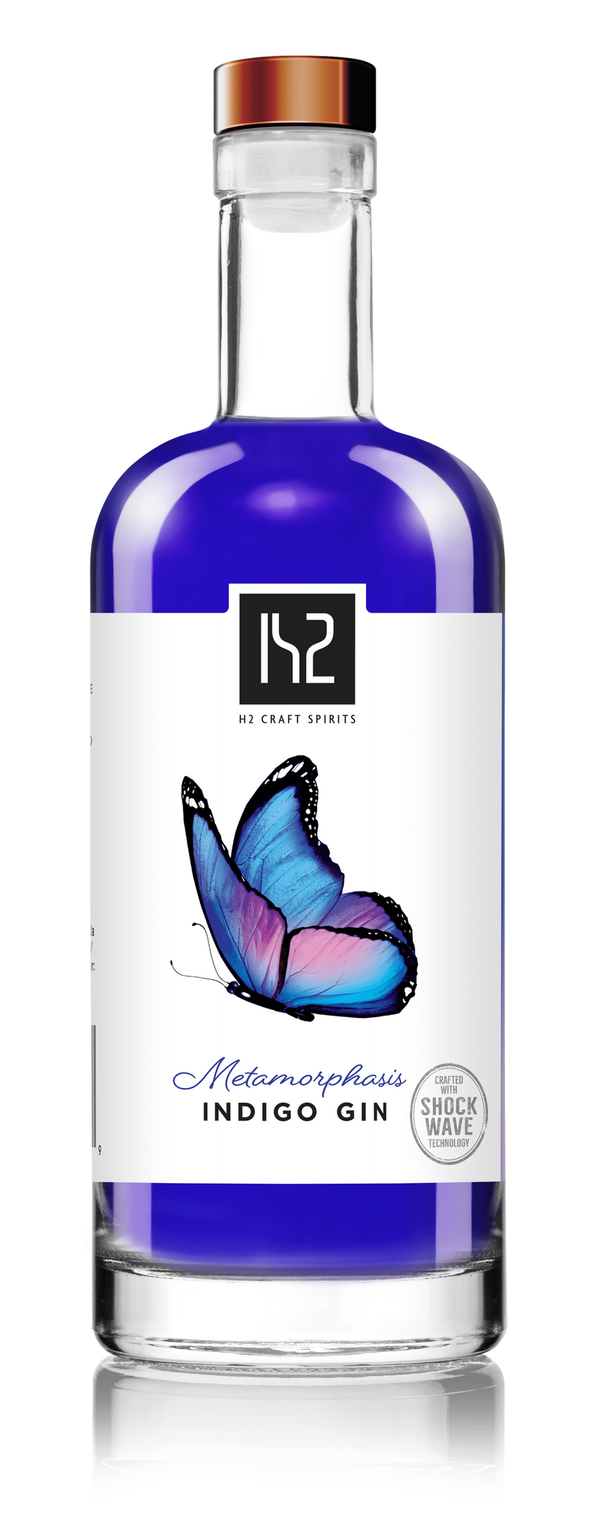 H2 INDIGO GIN 750ML