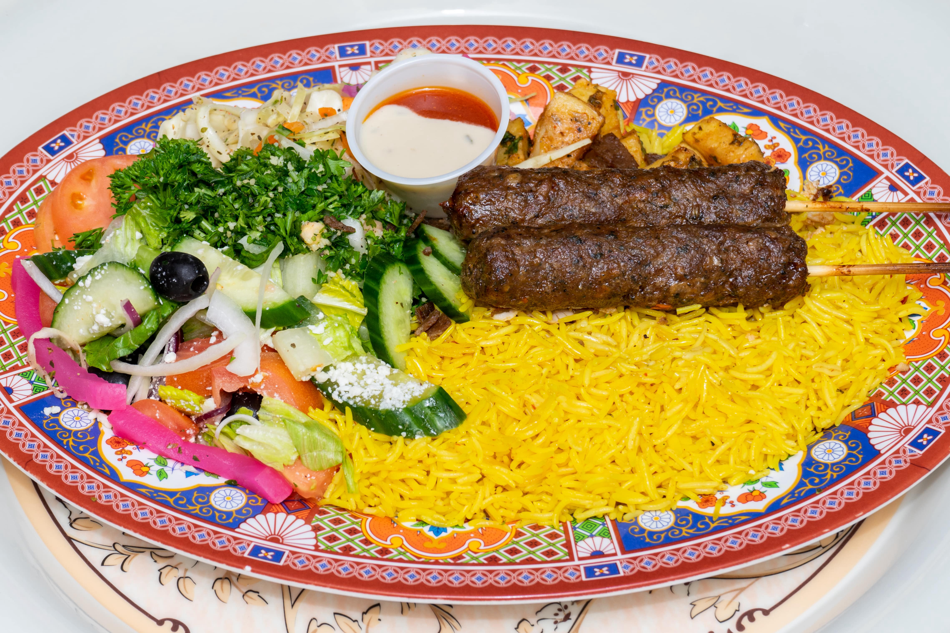 Lamb Kofta Platter