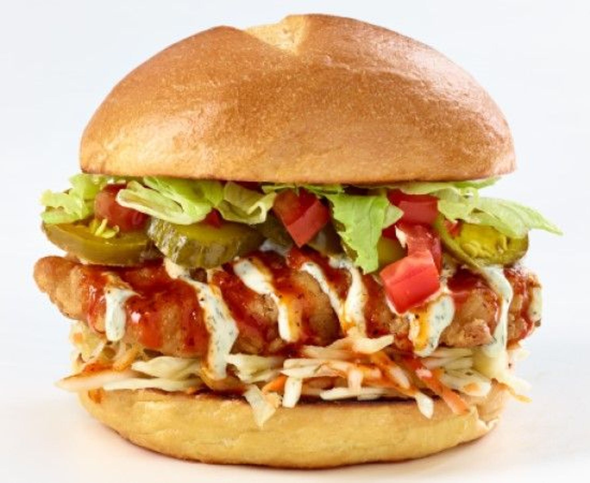 SPICY NASHVILLE CHICKEN BURGER