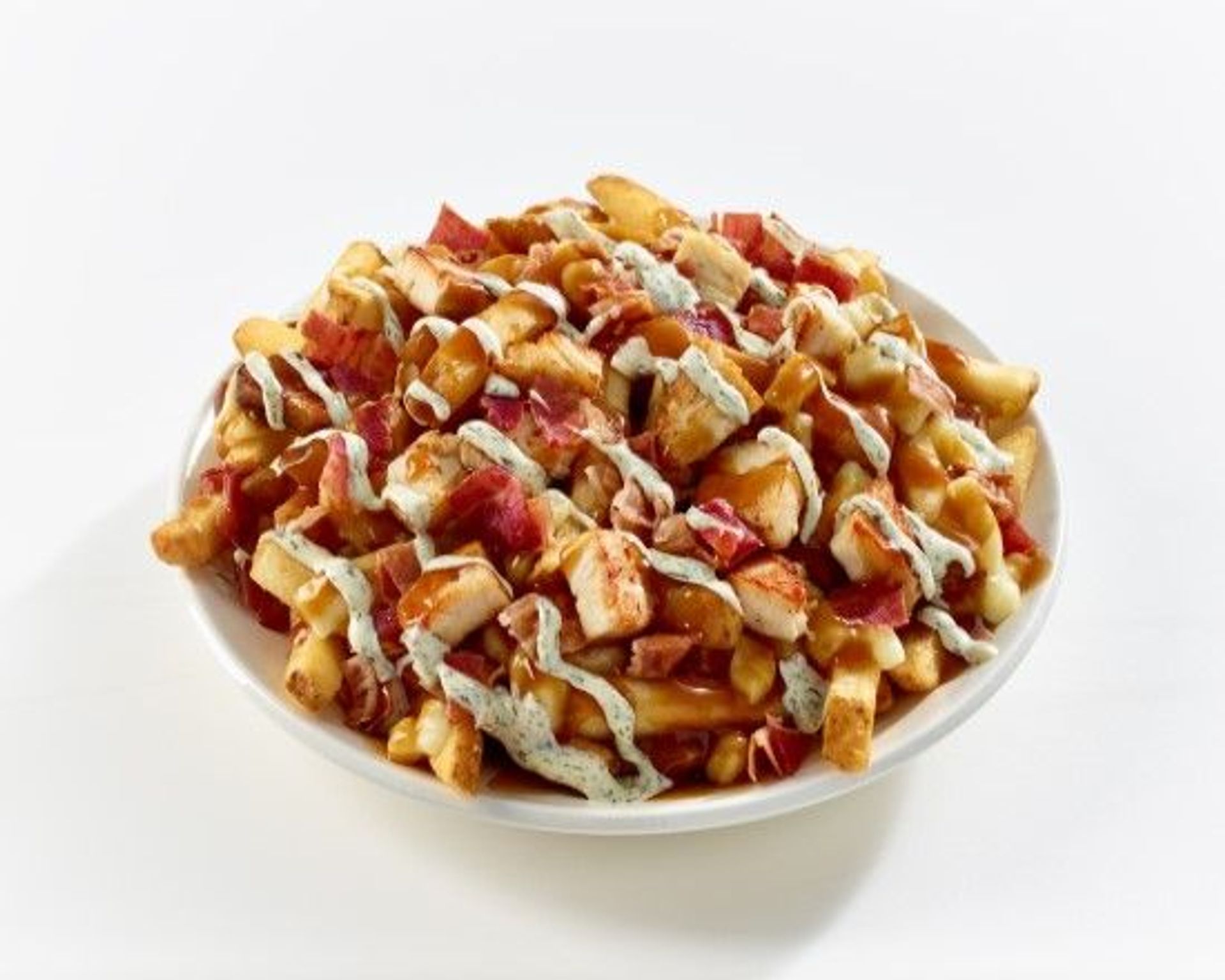 CHICKEN BACON RANCH POUTINE