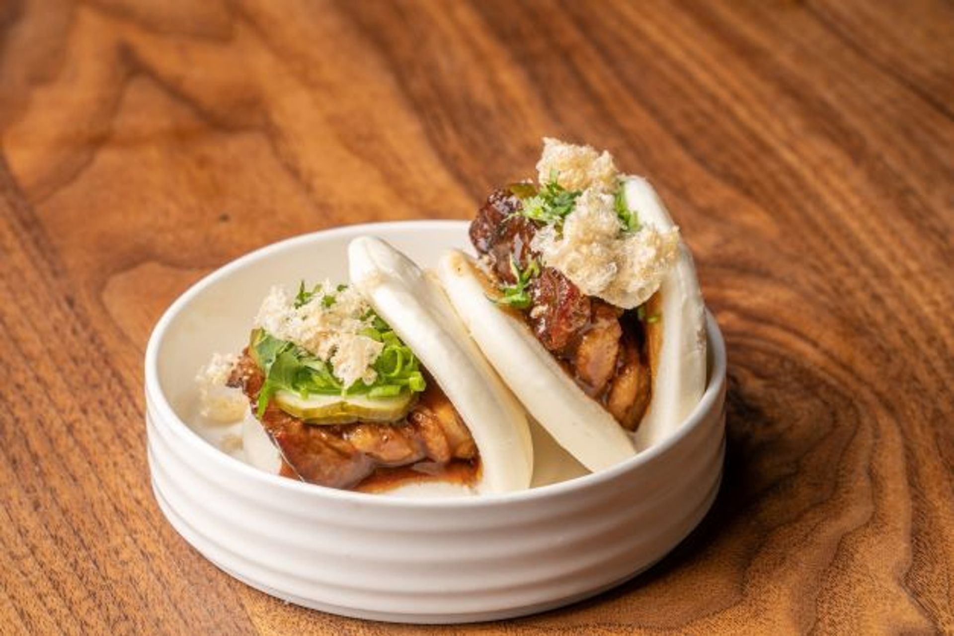 PEKING SMOKED PORK BELLY BAO BUNS