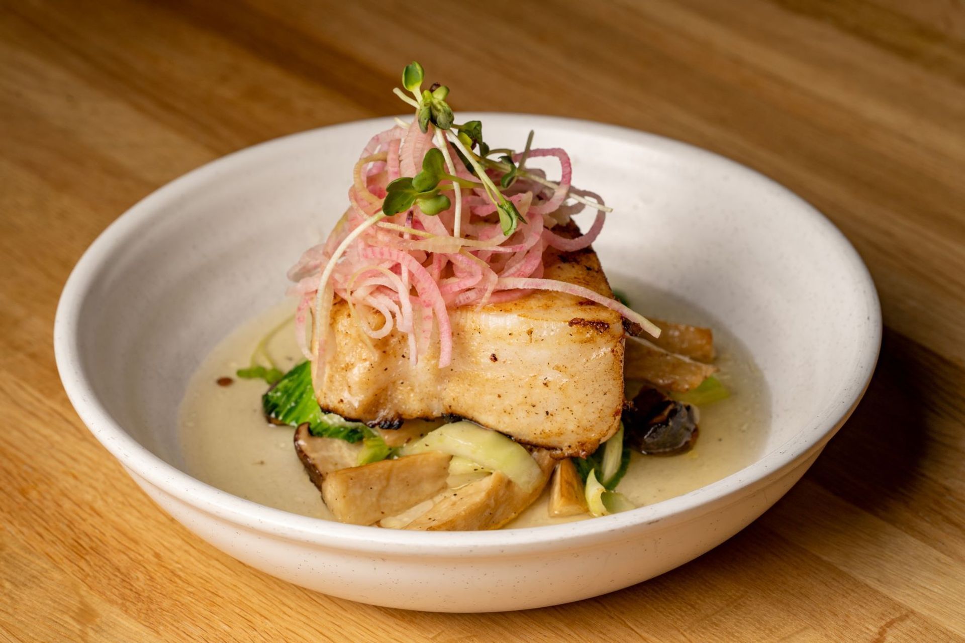 MISO-MARINATED SEA BASS