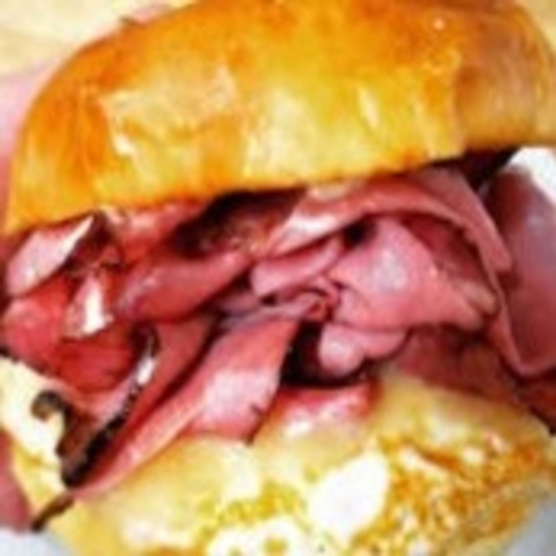 Montreal Smoked Meat & Egg Sandwich 