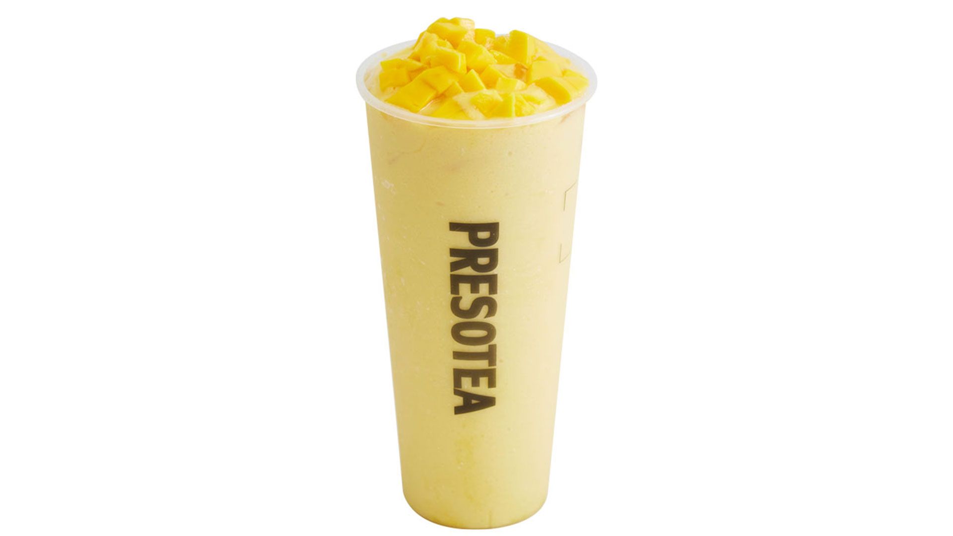 Frappé glacé mangue fraîche et noix de coco / Fresh Mango Coconut Slush