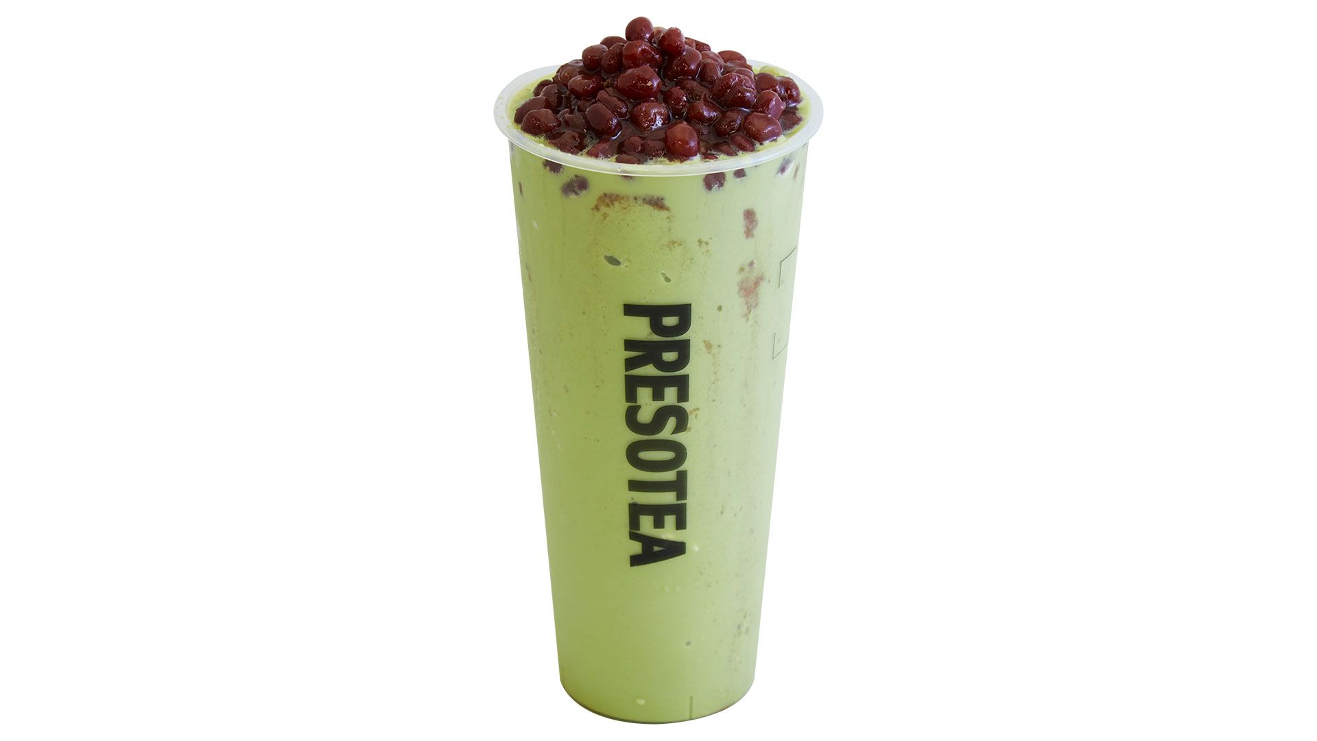 Frappé glacé Matcha avec Haricots Rouges / Matcha Slush with Red Bean