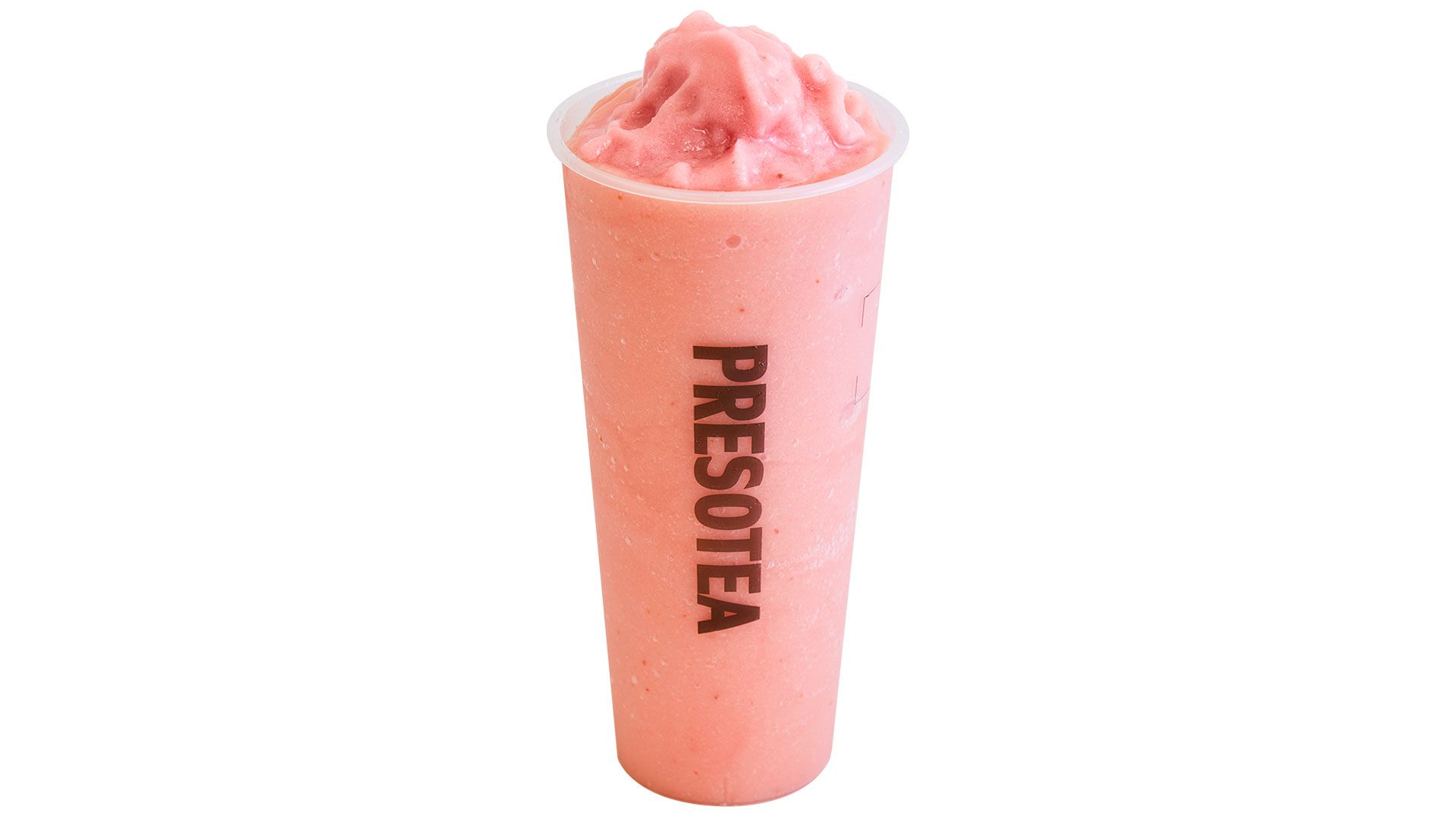 Frappé glacé fraise-banane / Fresh Strawberry Banana Slush