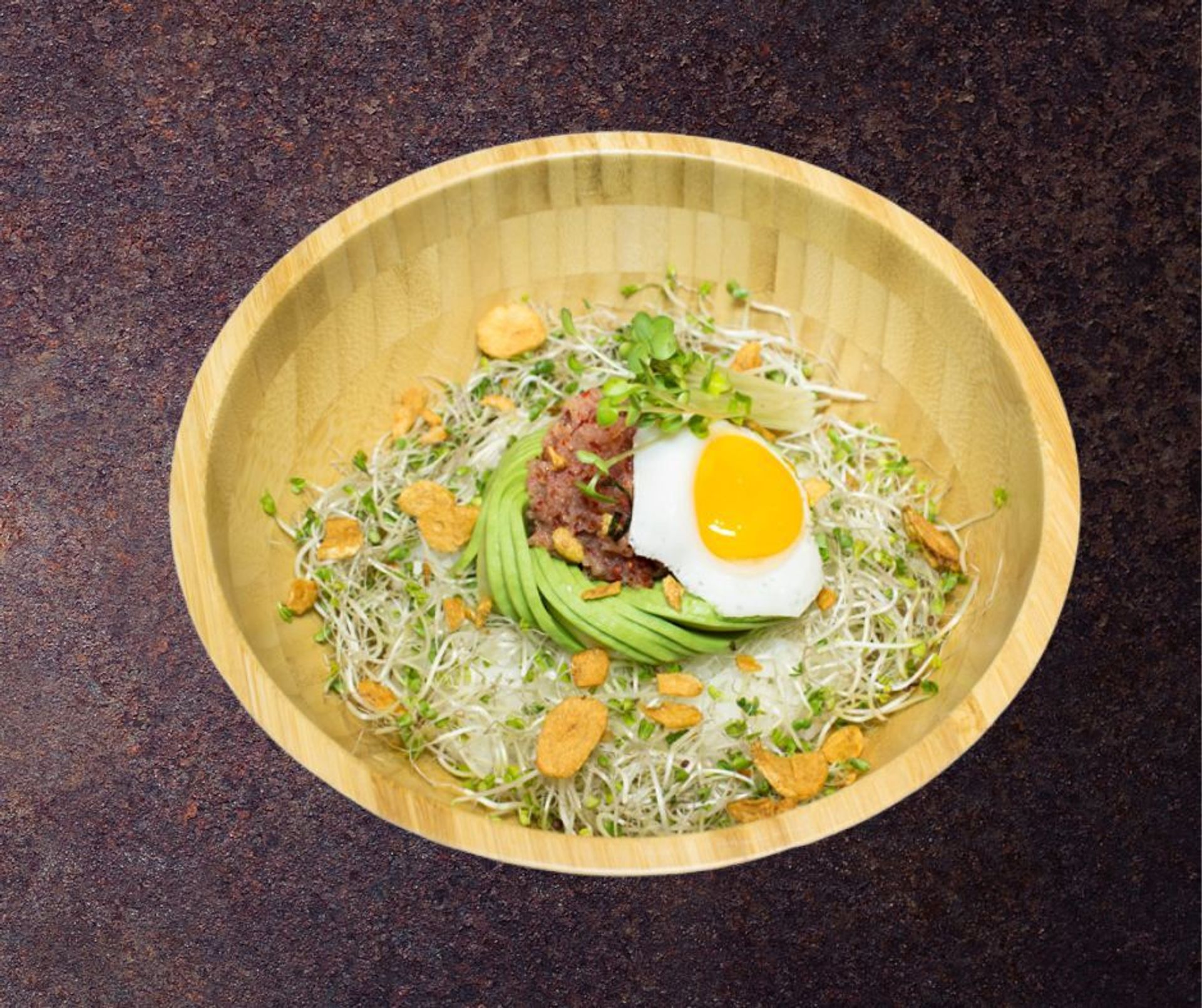 Pollac Roe Avocado Bibimbap 