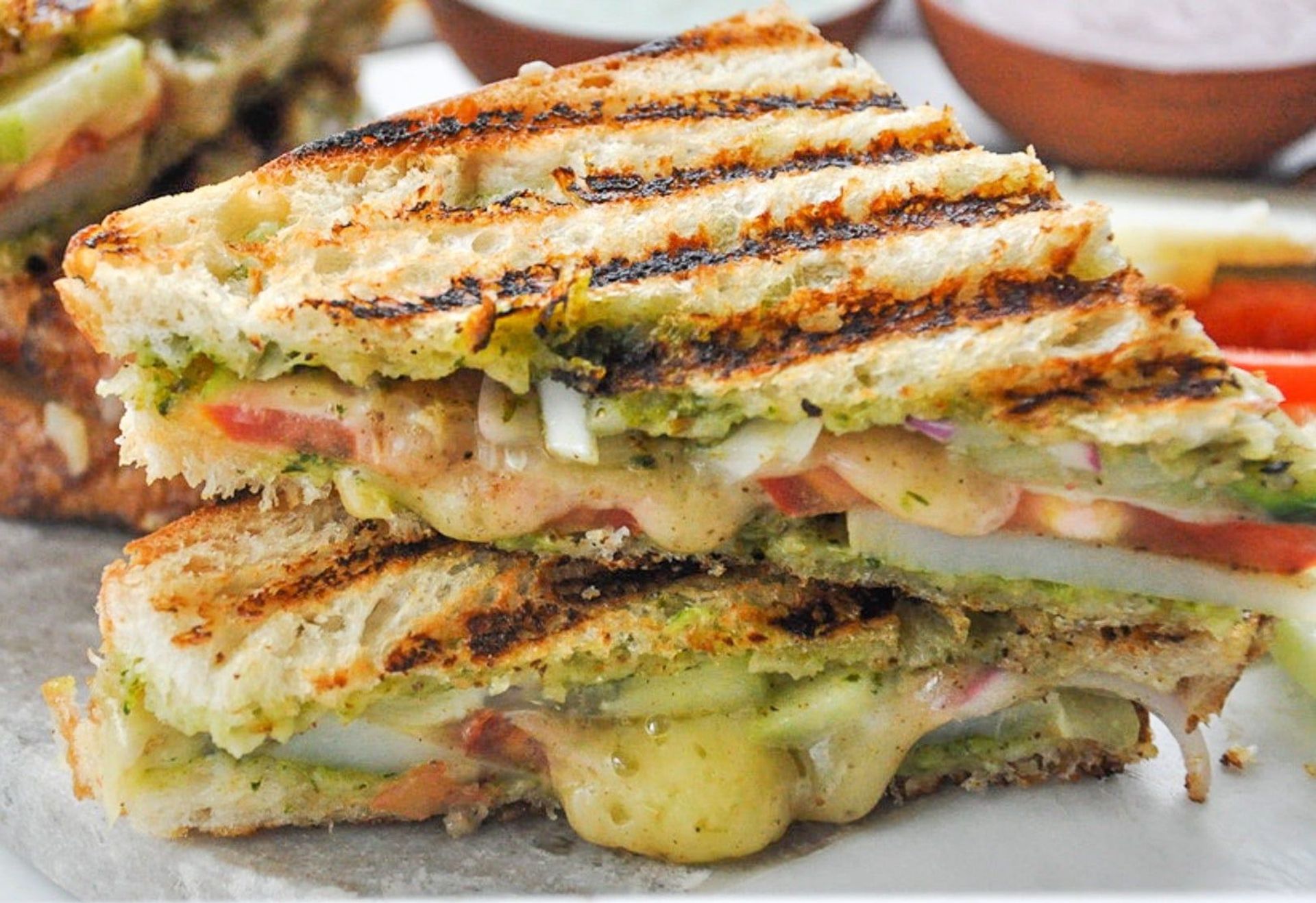 Grilled Bombay Sandwich