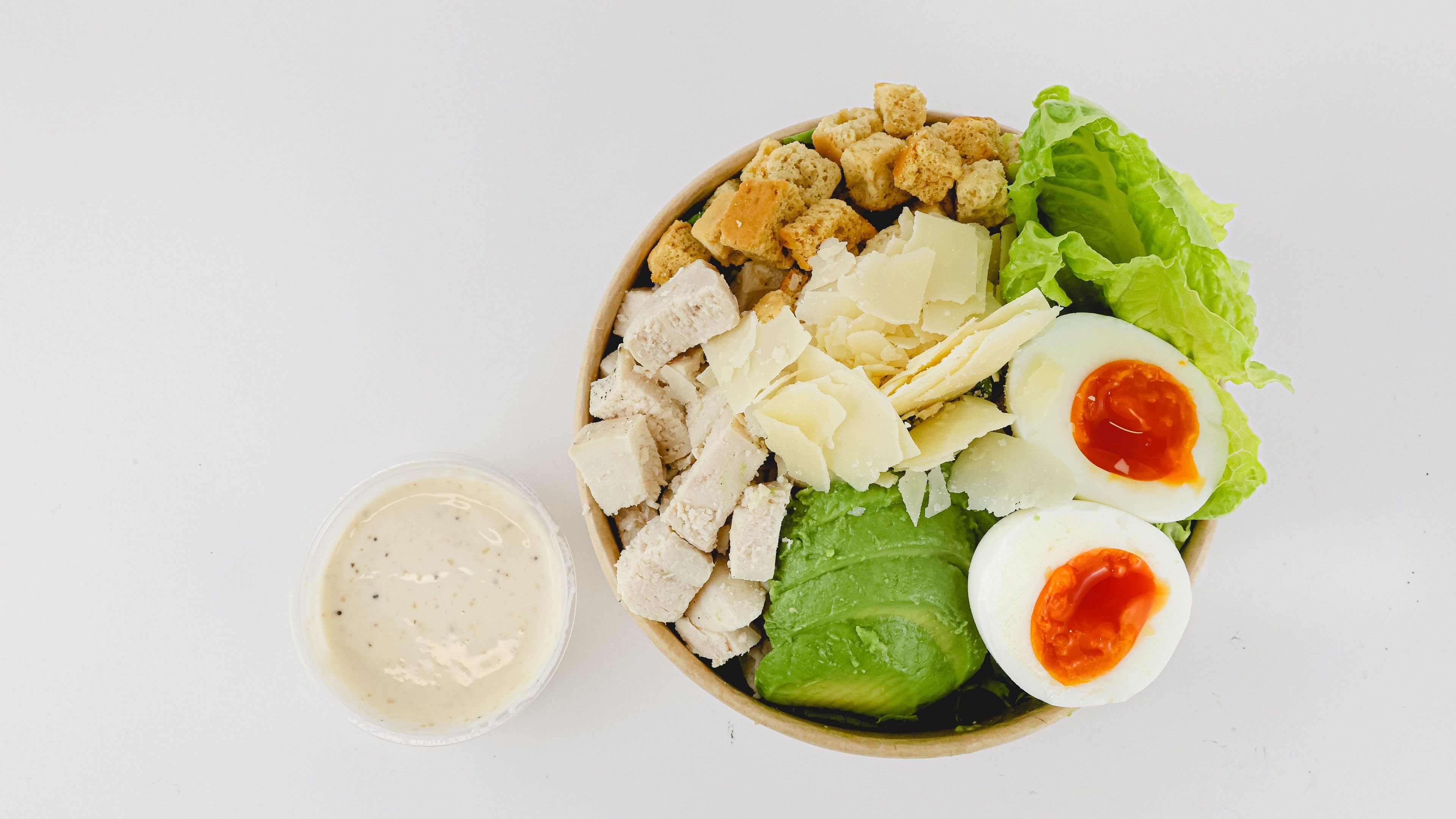 Eggy Caesar Salad