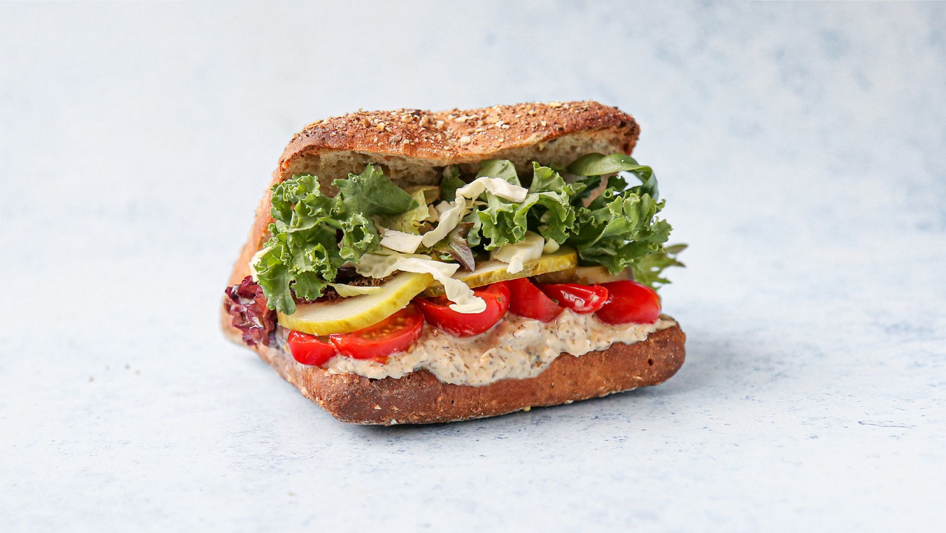 Smashed Chickpea Sandwich