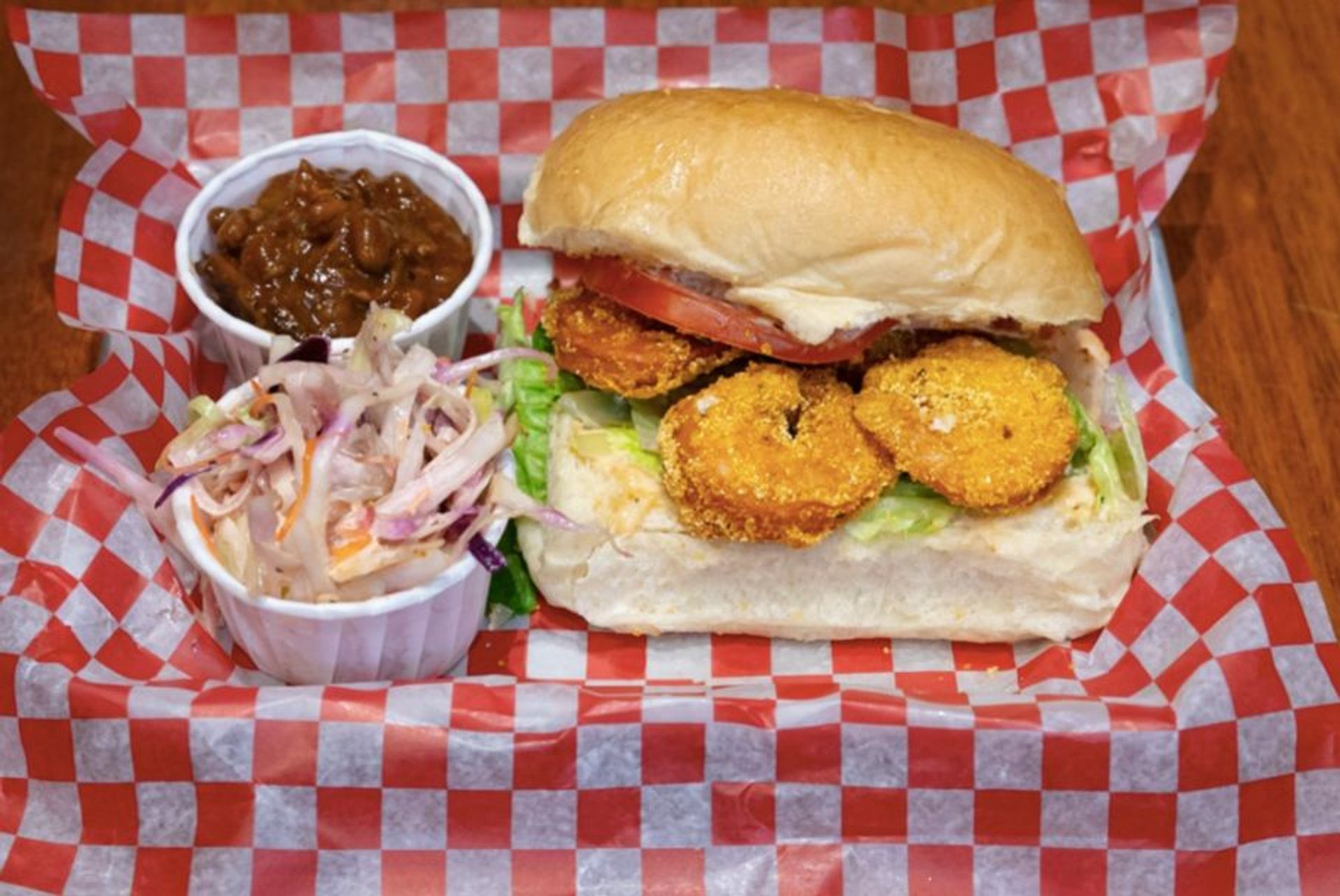 Shrimp Po'Boy Sandwich