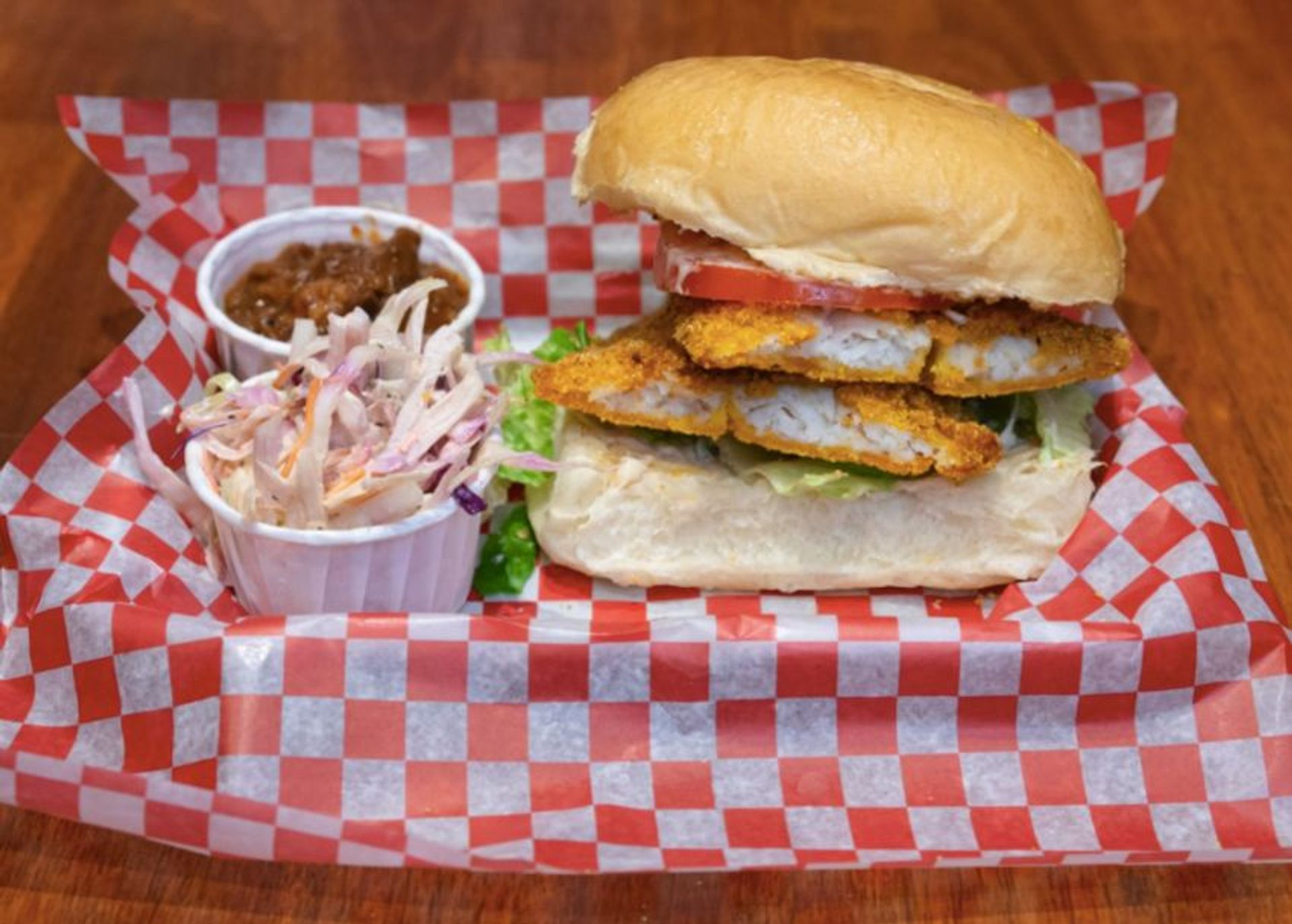 Catfish Po'Boy Sandwich