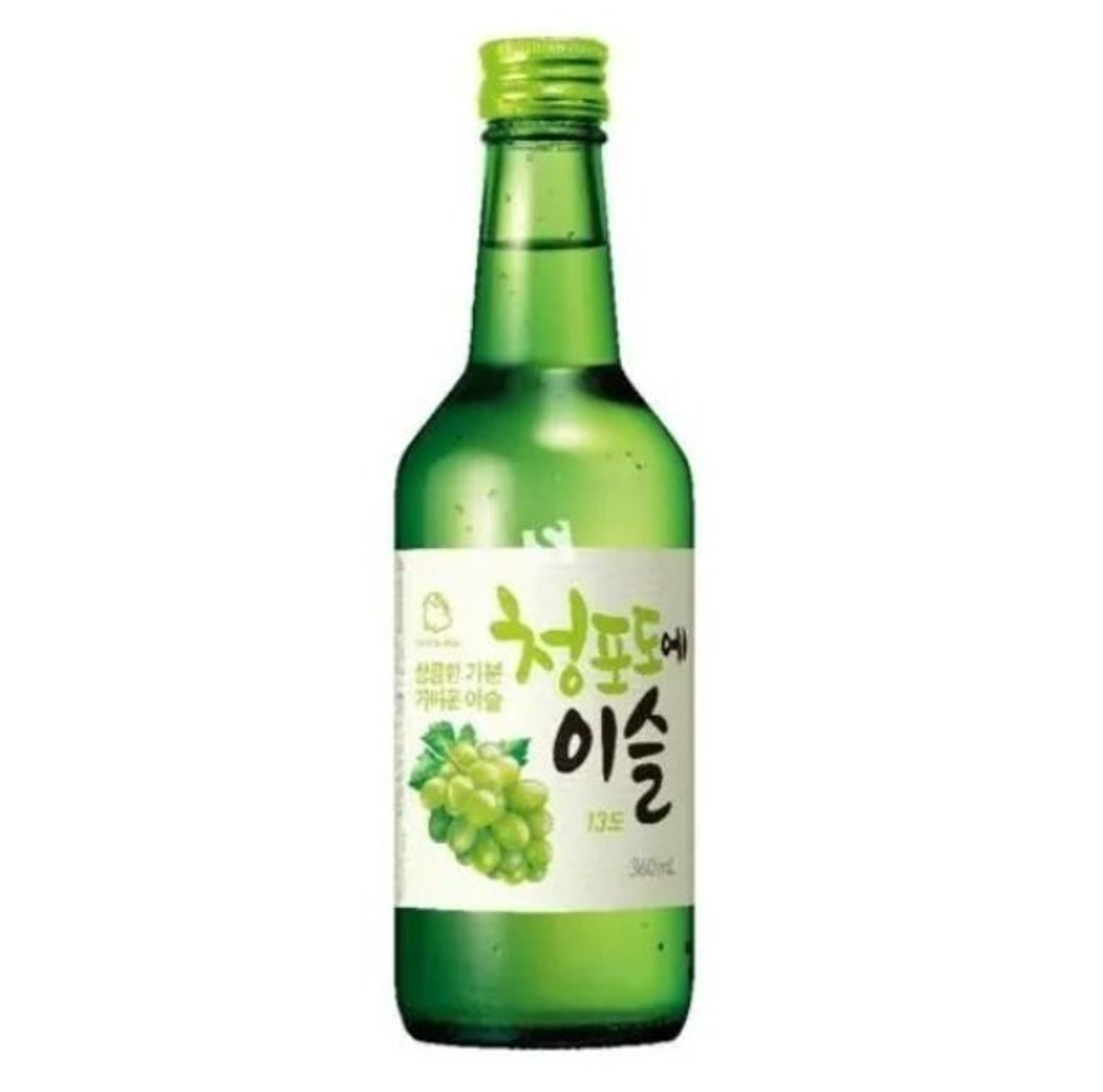 Chamisul Green Grape, 360mL Soju (12.0% ABV)