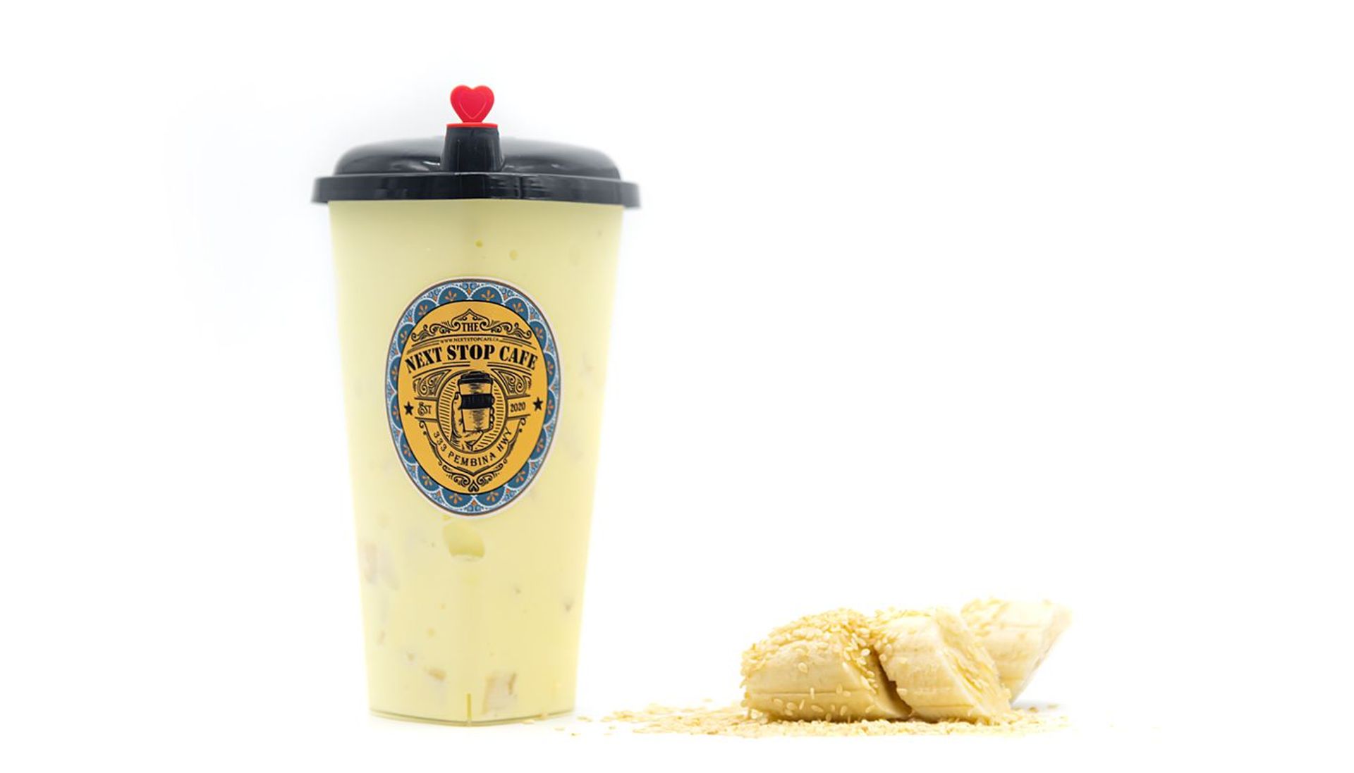 Sesame Banana Milkshake