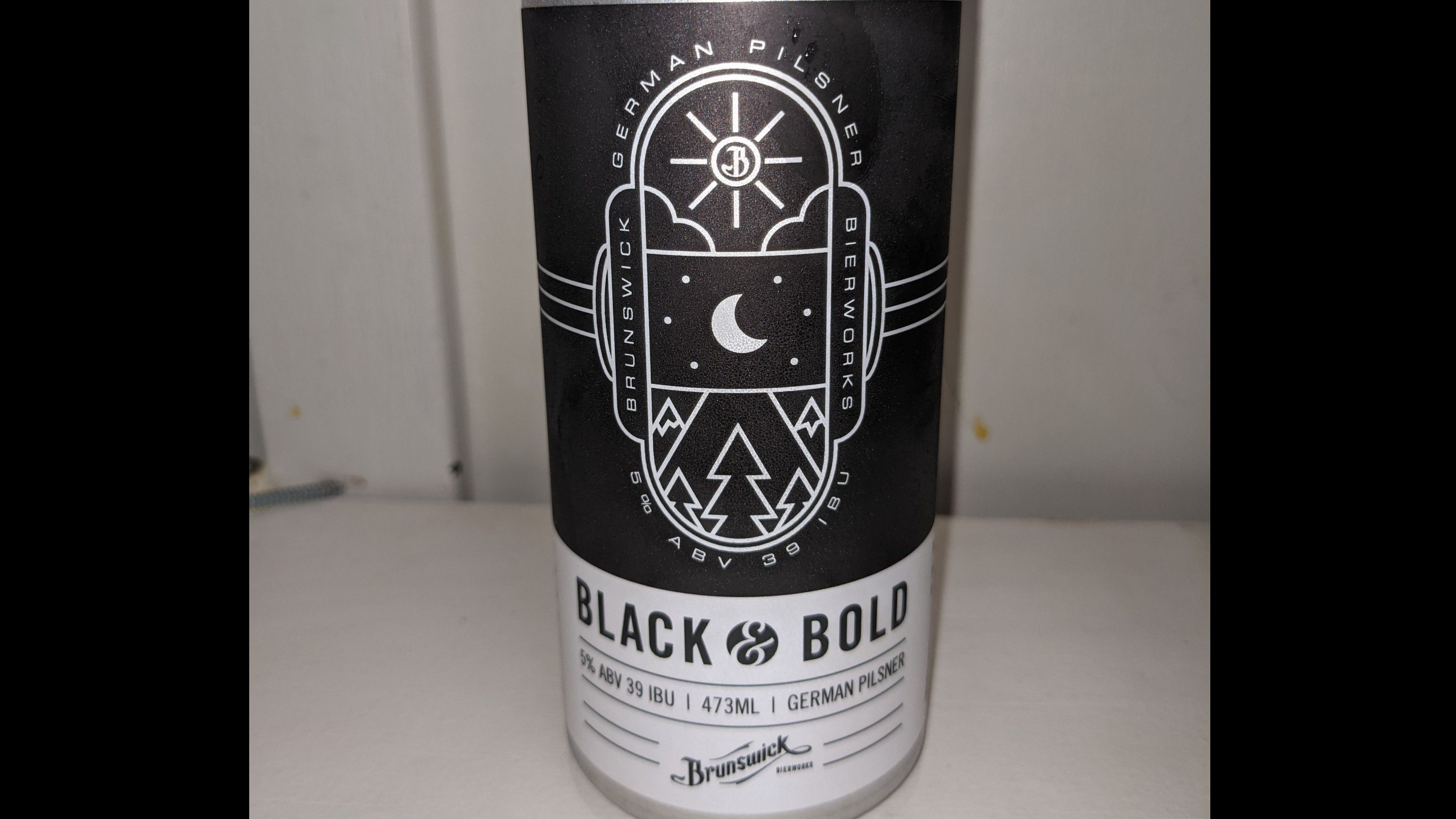 Black and Bold German Pilsner