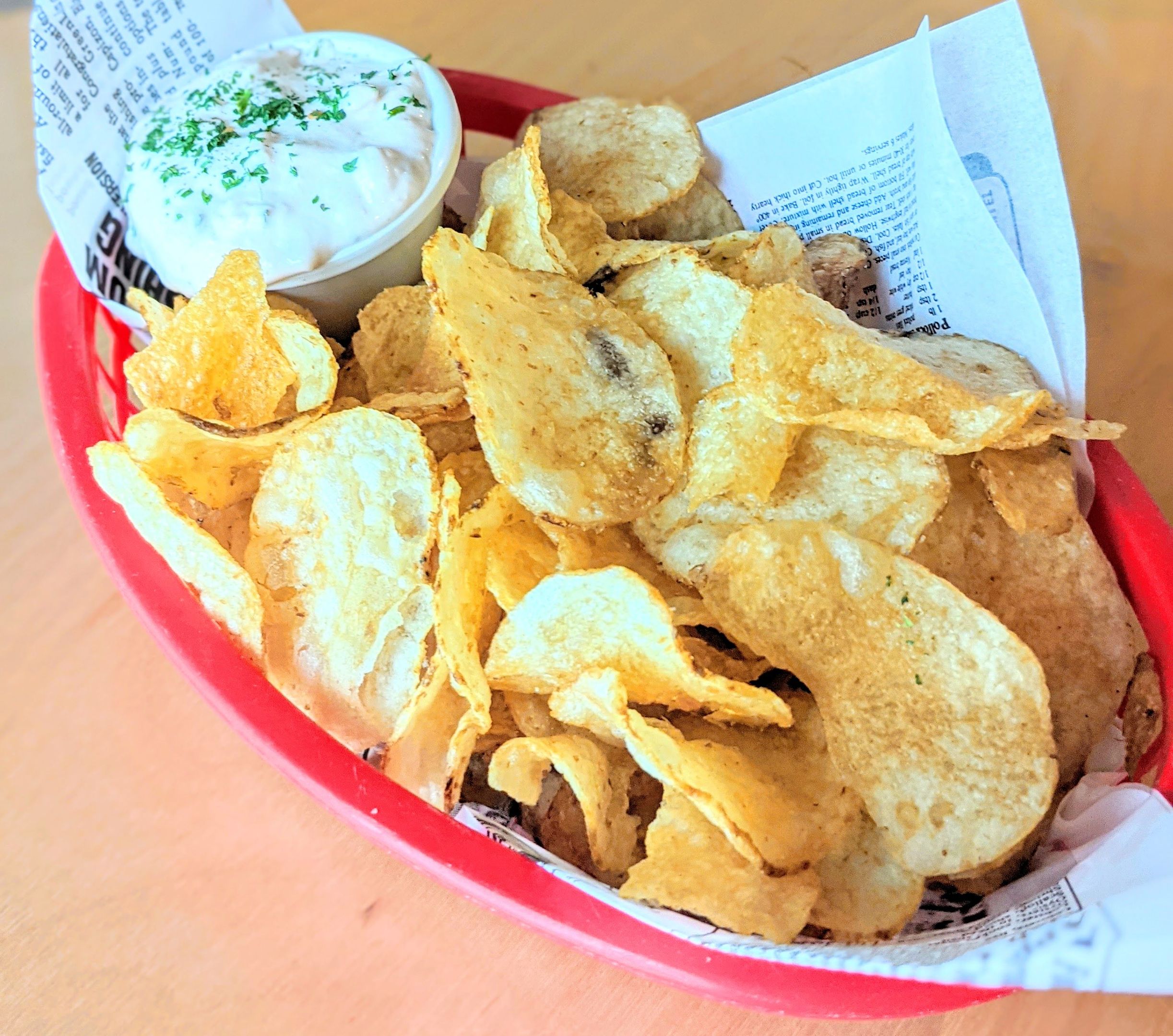 Kettle Chips with French Onion Dip