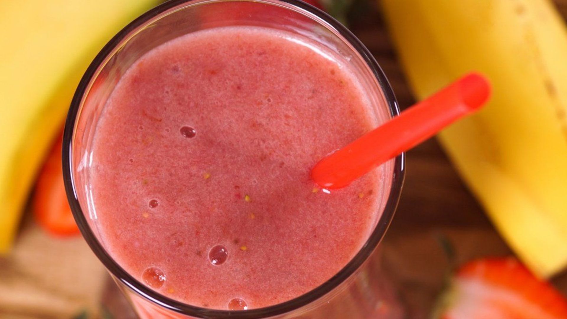 Organic Strawberry Banana Smoothie