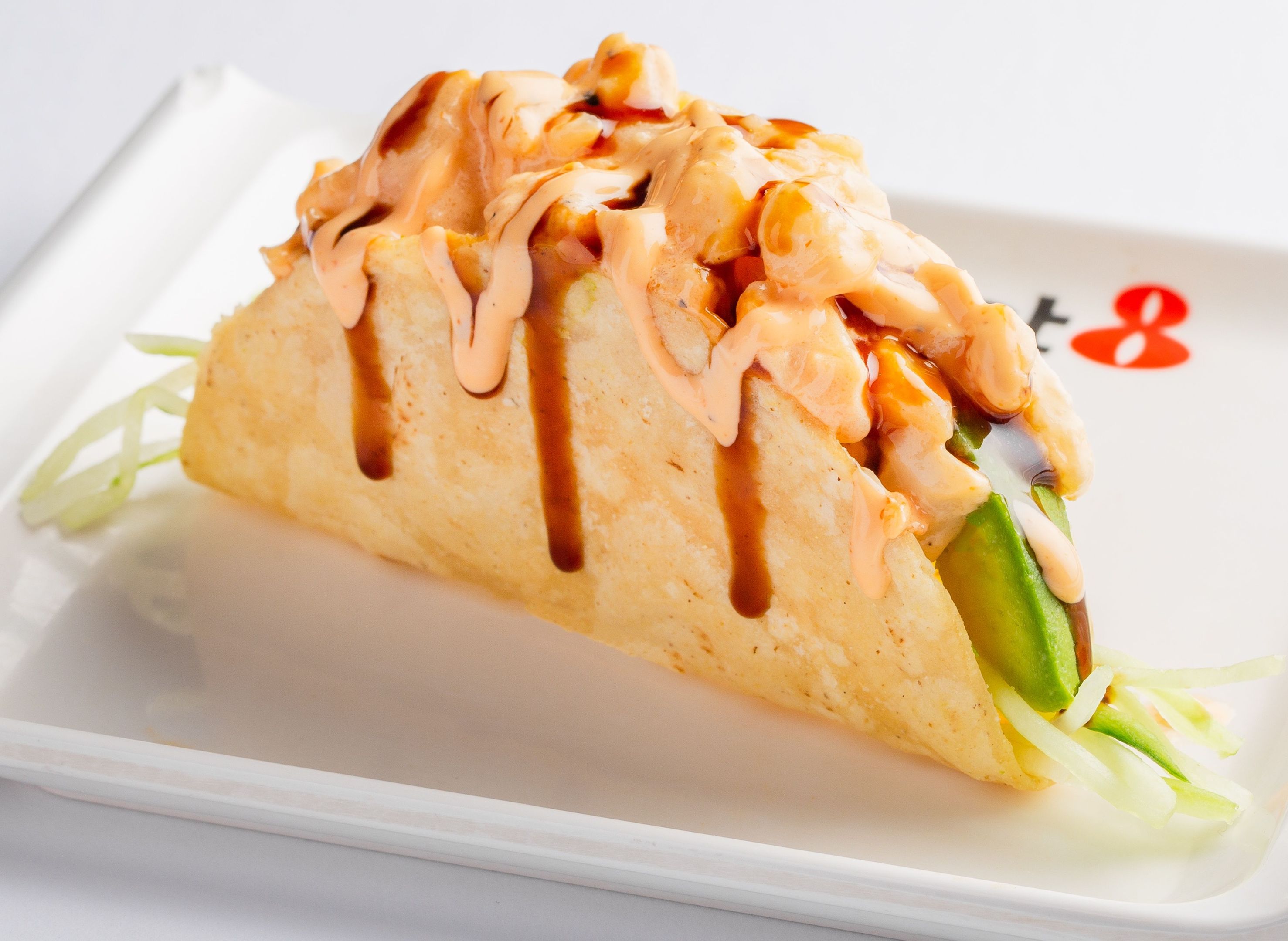 K02. Spicy Tuna Taco (2 Pcs)