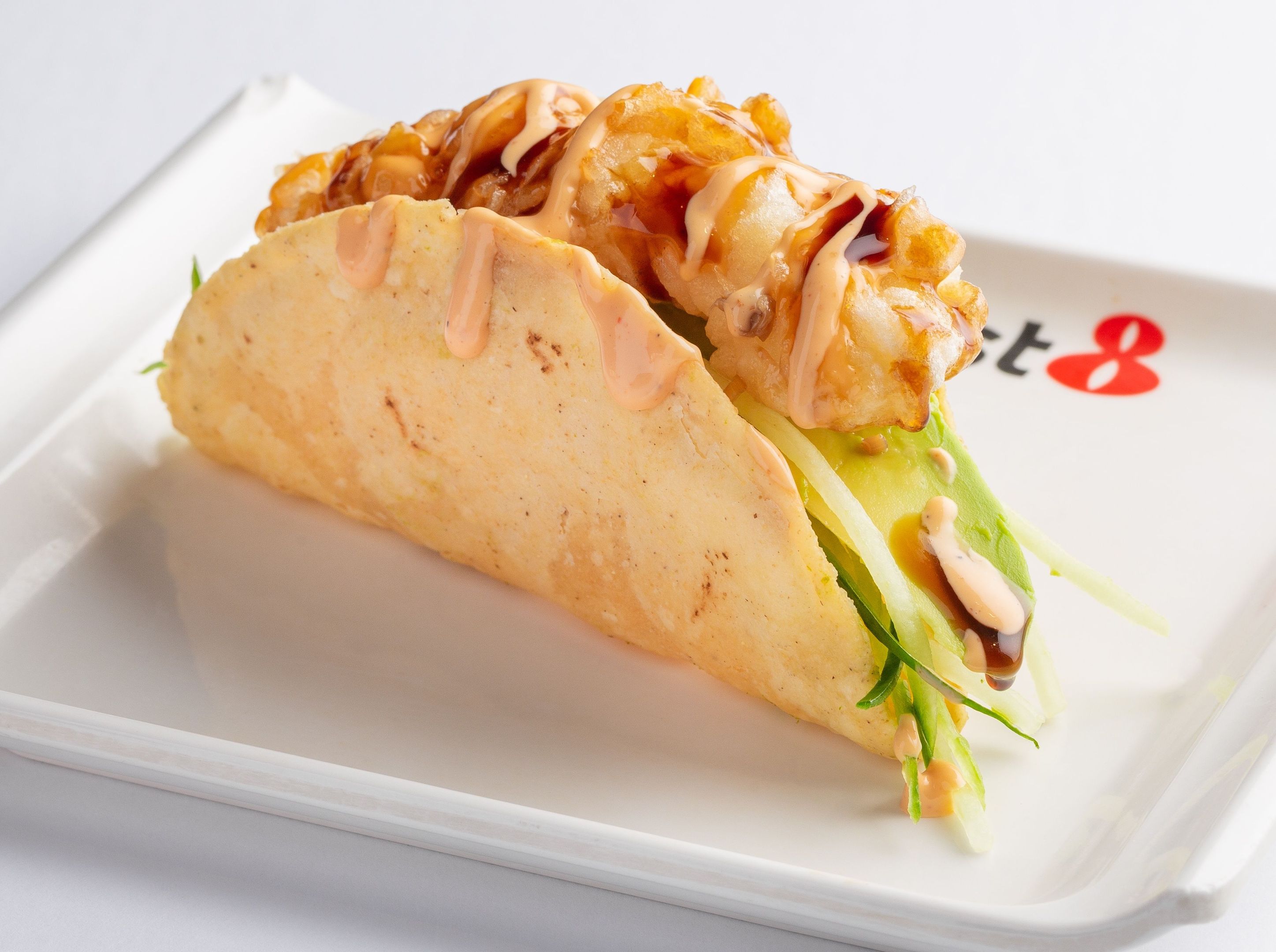 K04. Dynamite Shrimp Taco (2 Pcs)