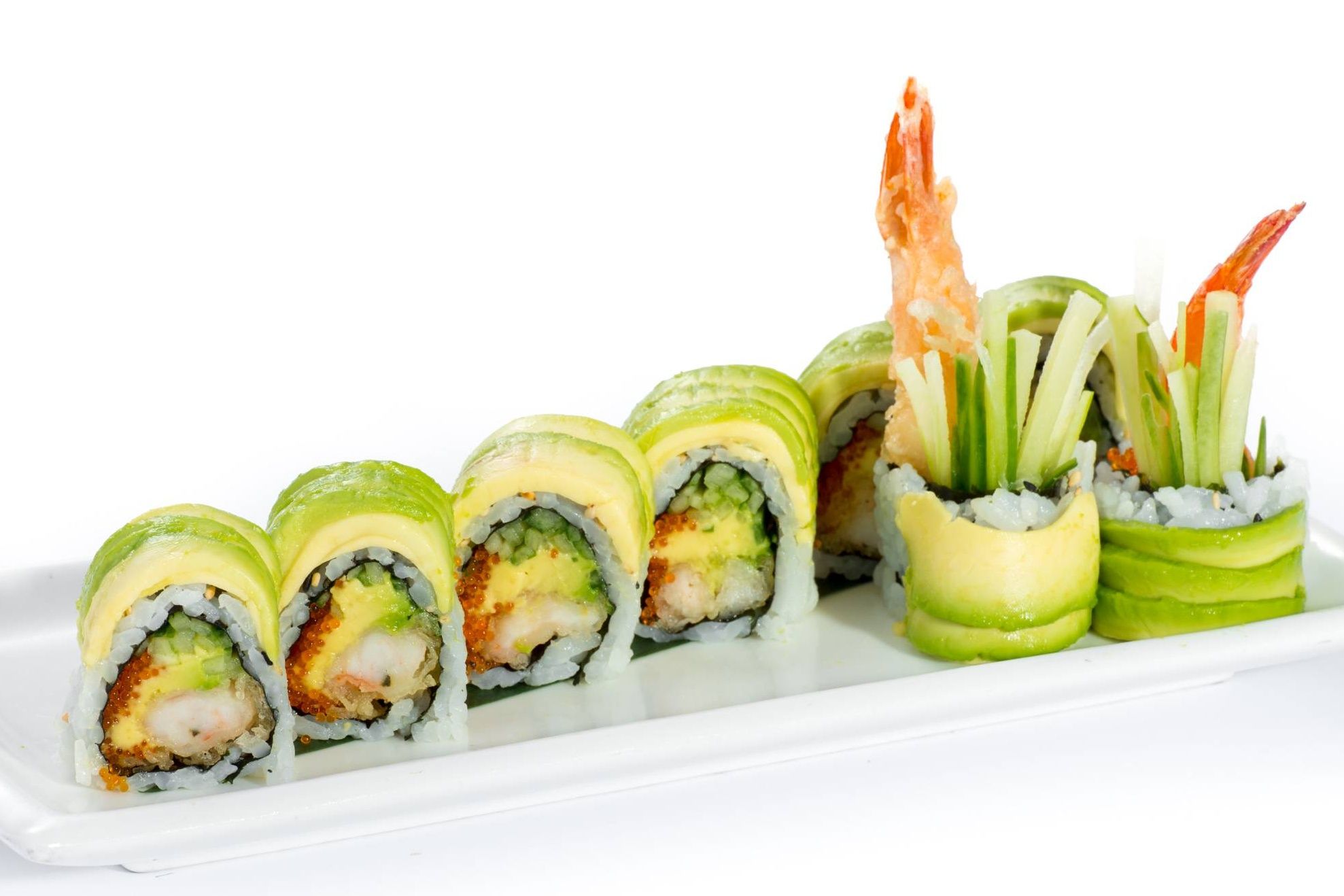 SM04. Green Dragon Roll (8 Pcs)