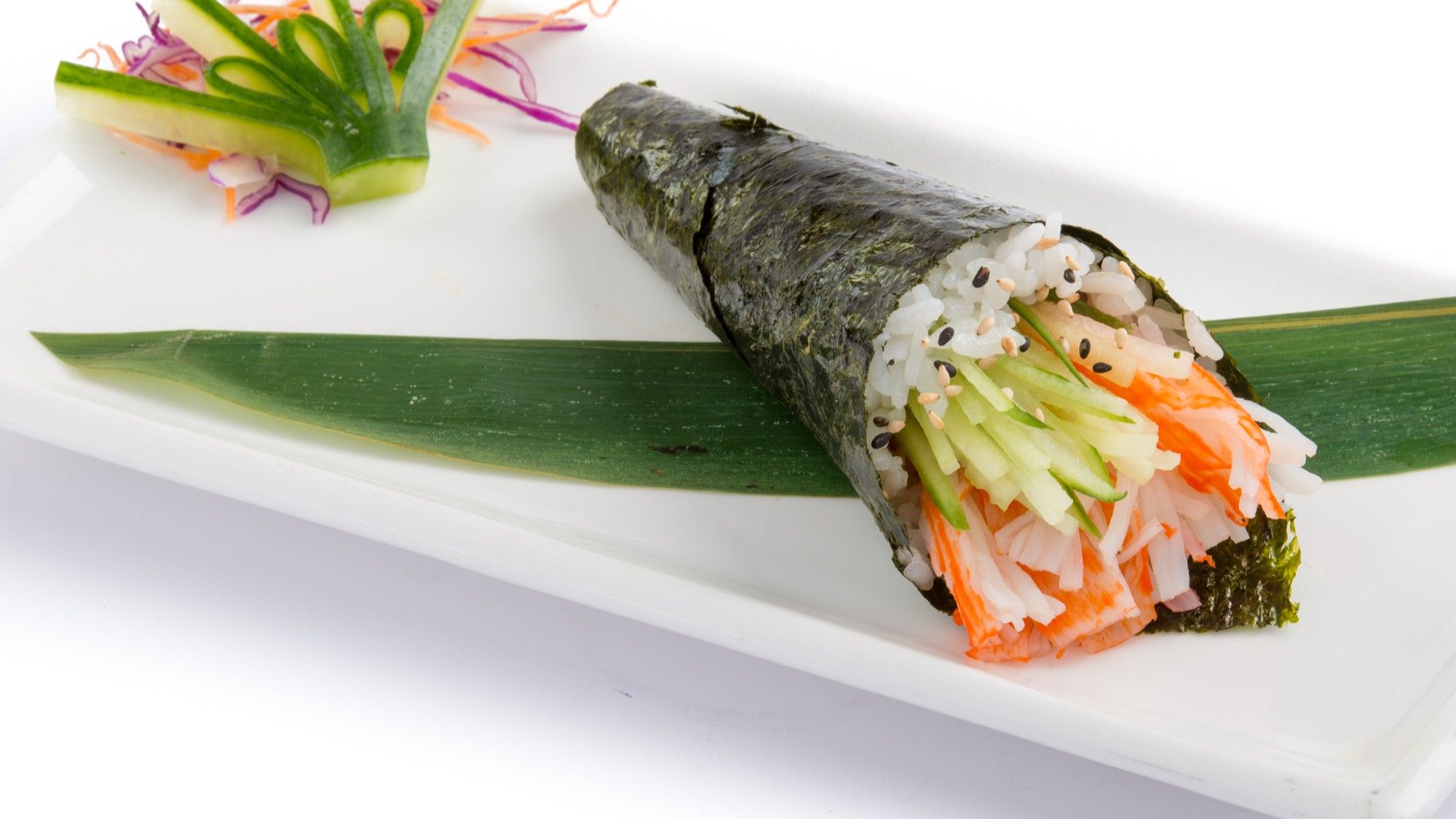 H08. Crab Cucumber Hand Roll (1 Pc)