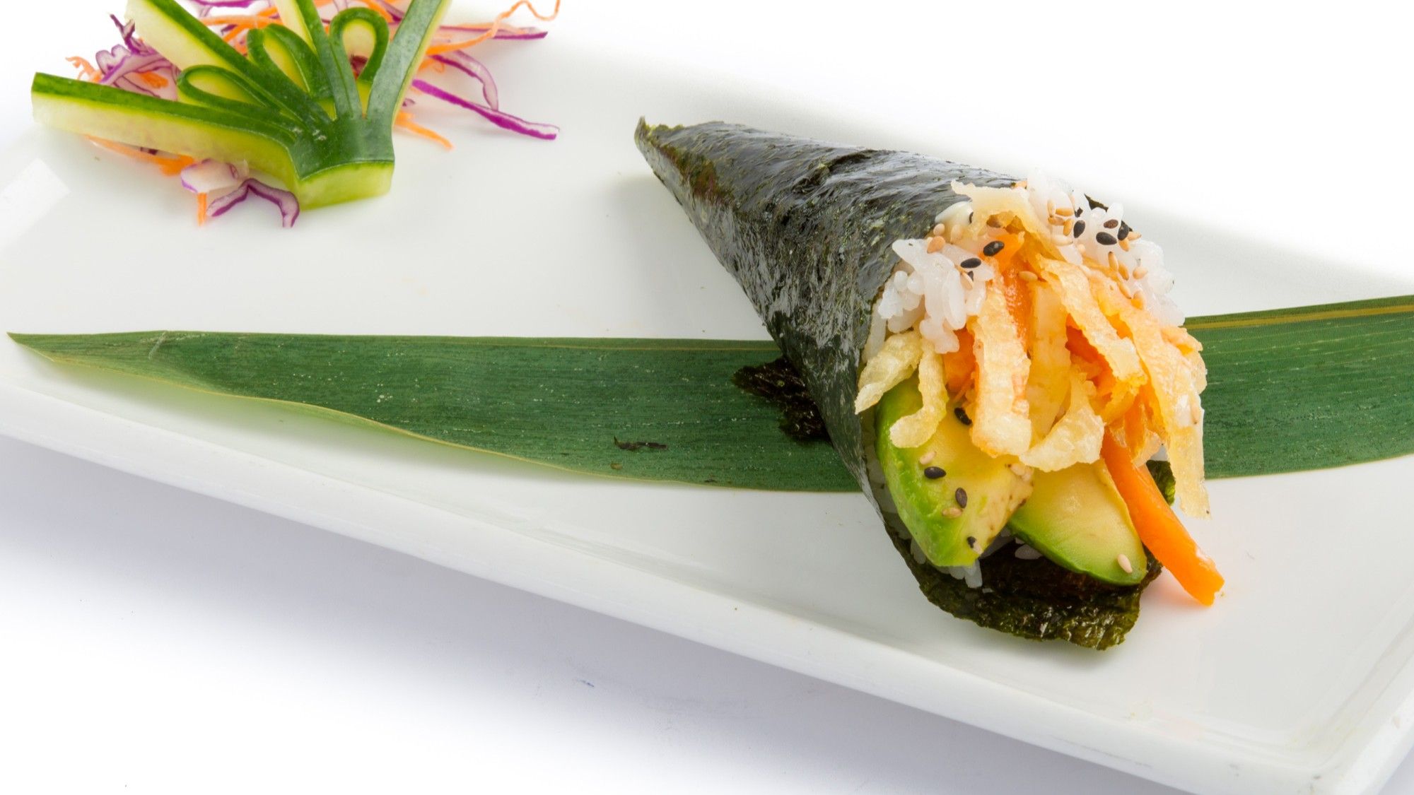 H14. Yam Tempura Hand Roll (1 Pc)