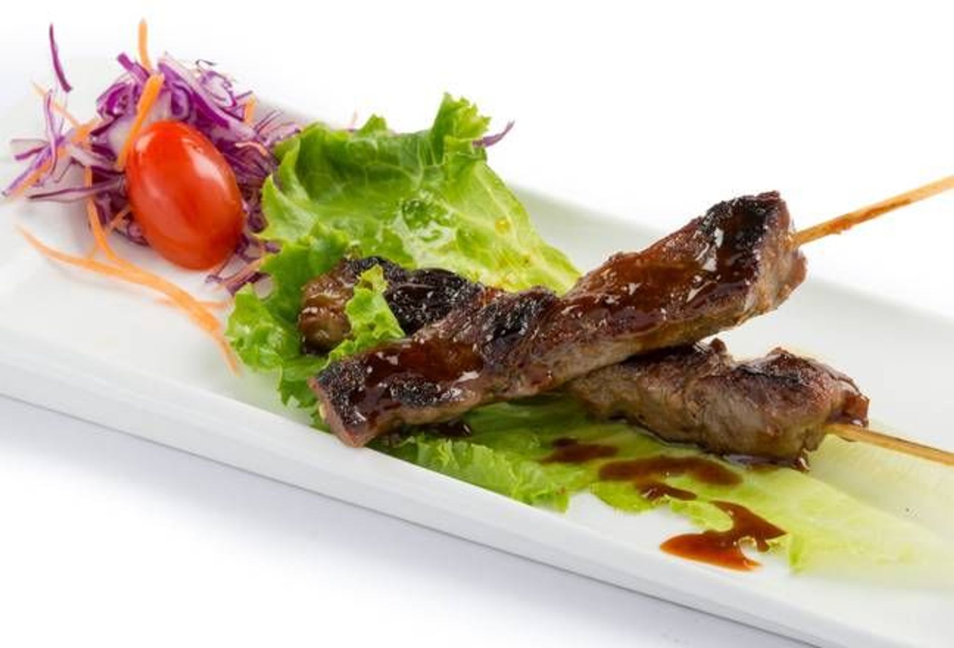 A06. Beef Skewers (3 Pcs)