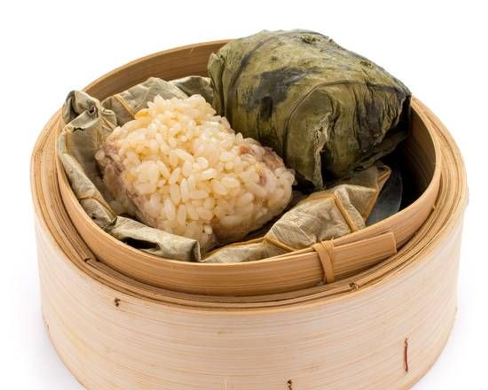 D07. Sticky Rice in Lotus Leaf (2 Pcs)