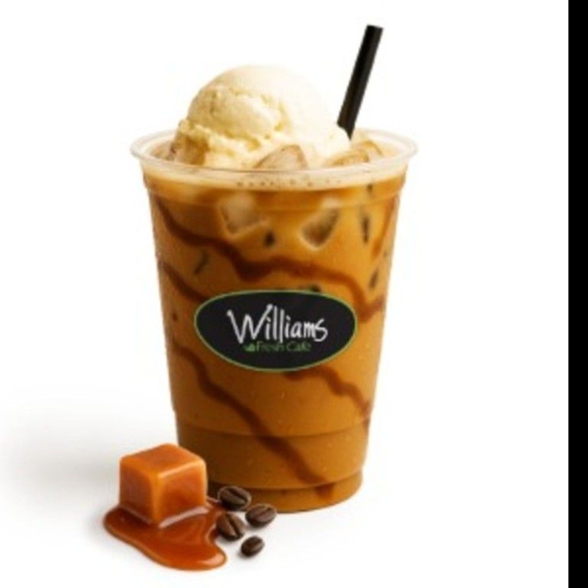Caramel Iced Coffee Float