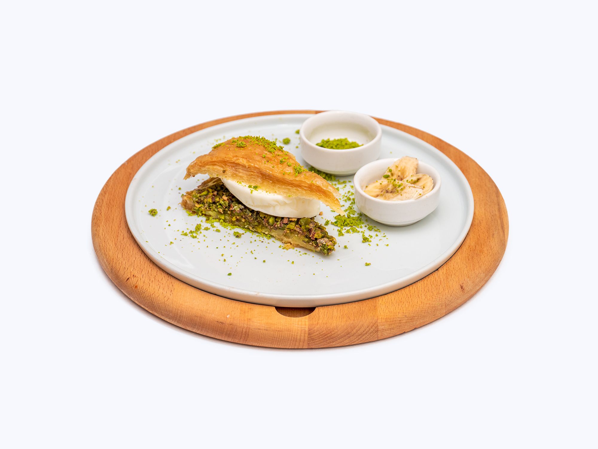 Ice Cream with Carrot Slice Baklava