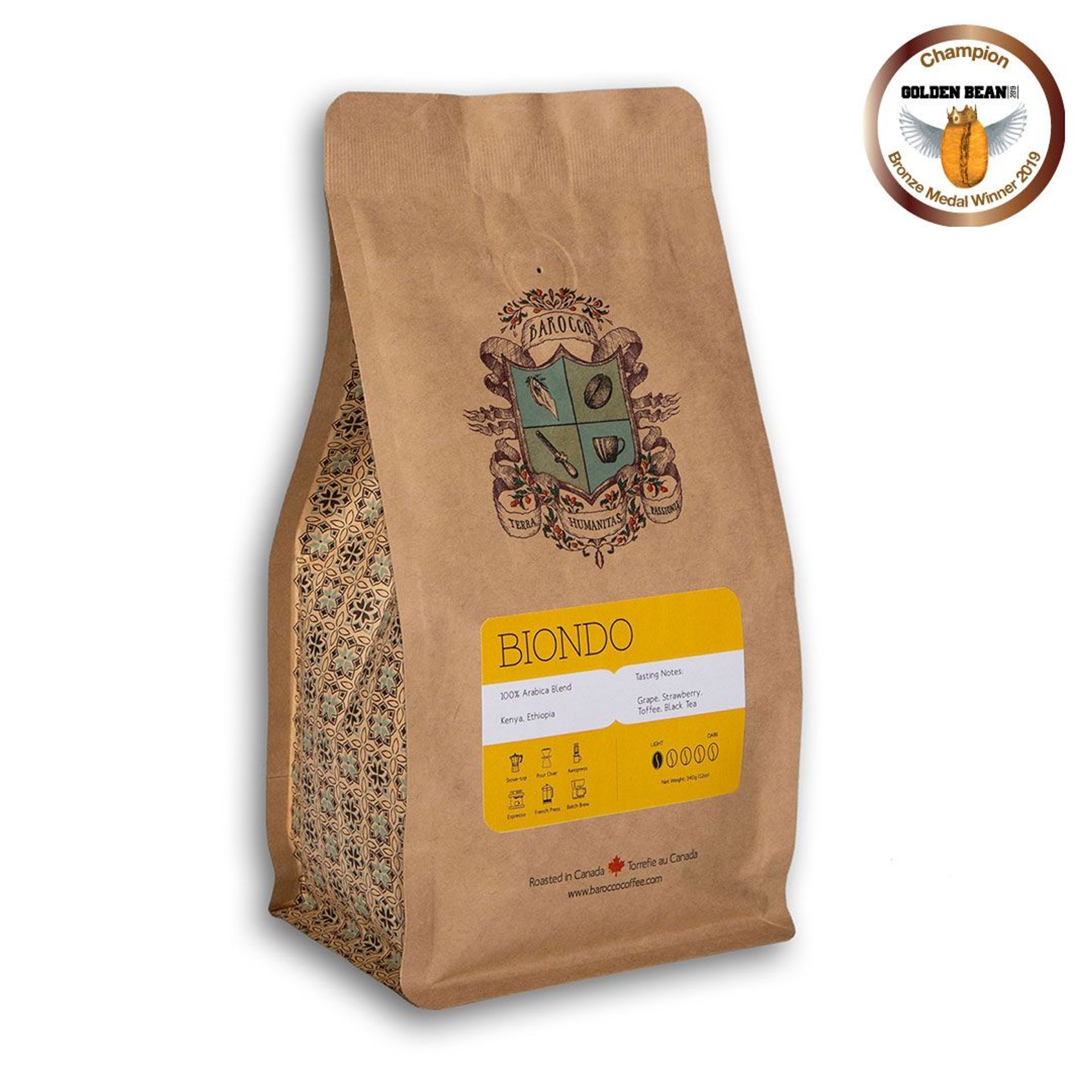 Coffee 1kg Beans - Biondo