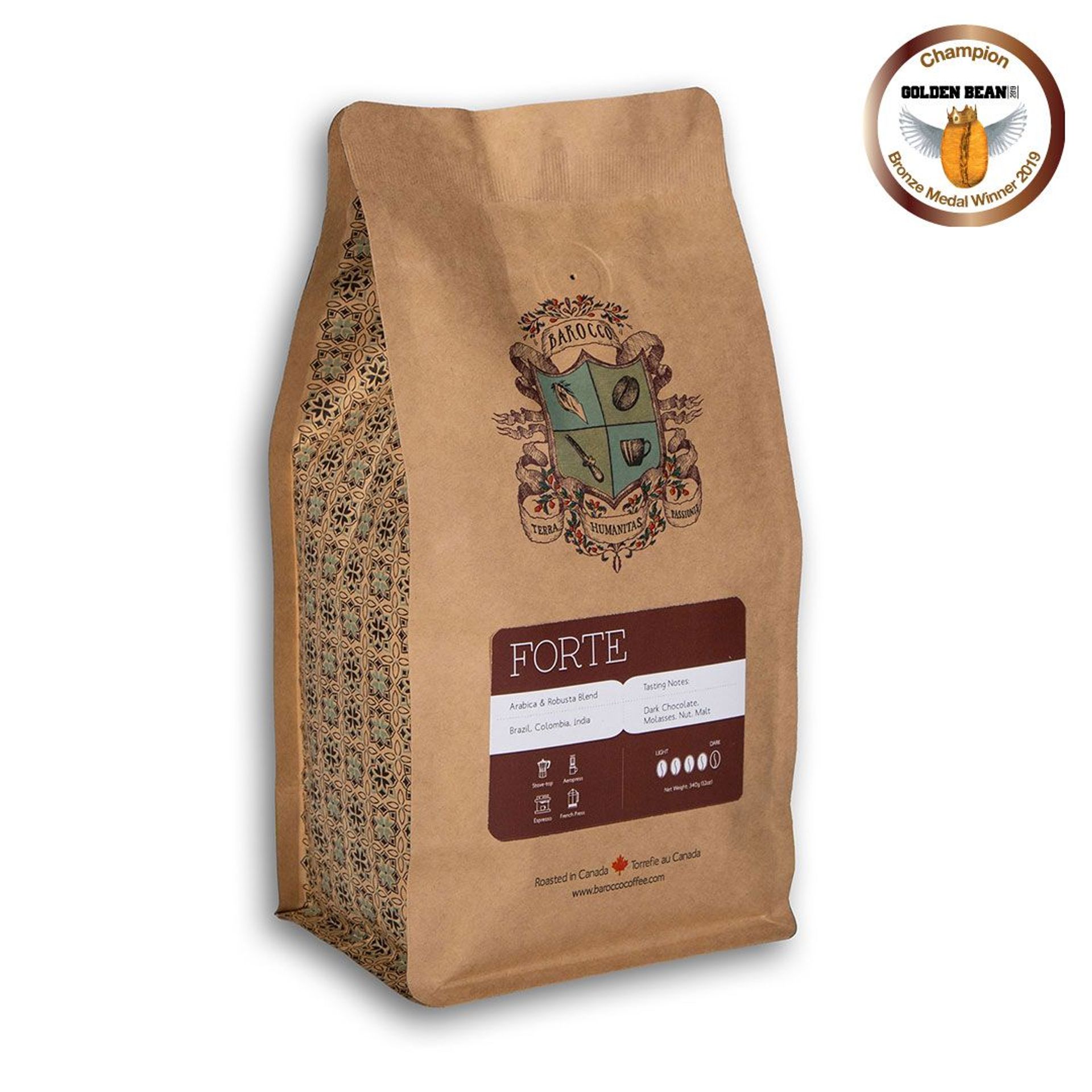 Coffee 340g Beans - Forte