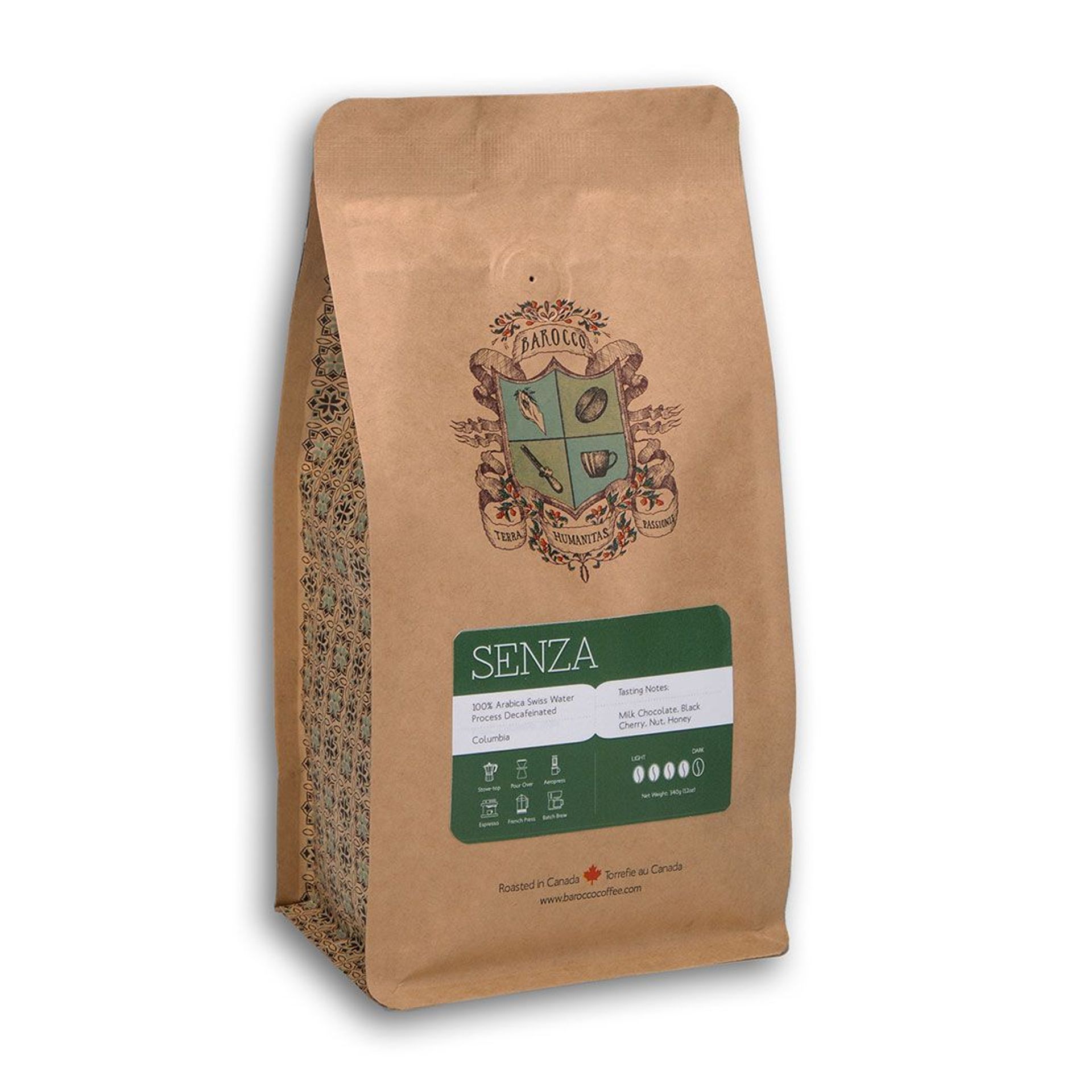 Coffee 340g Beans - Senza 