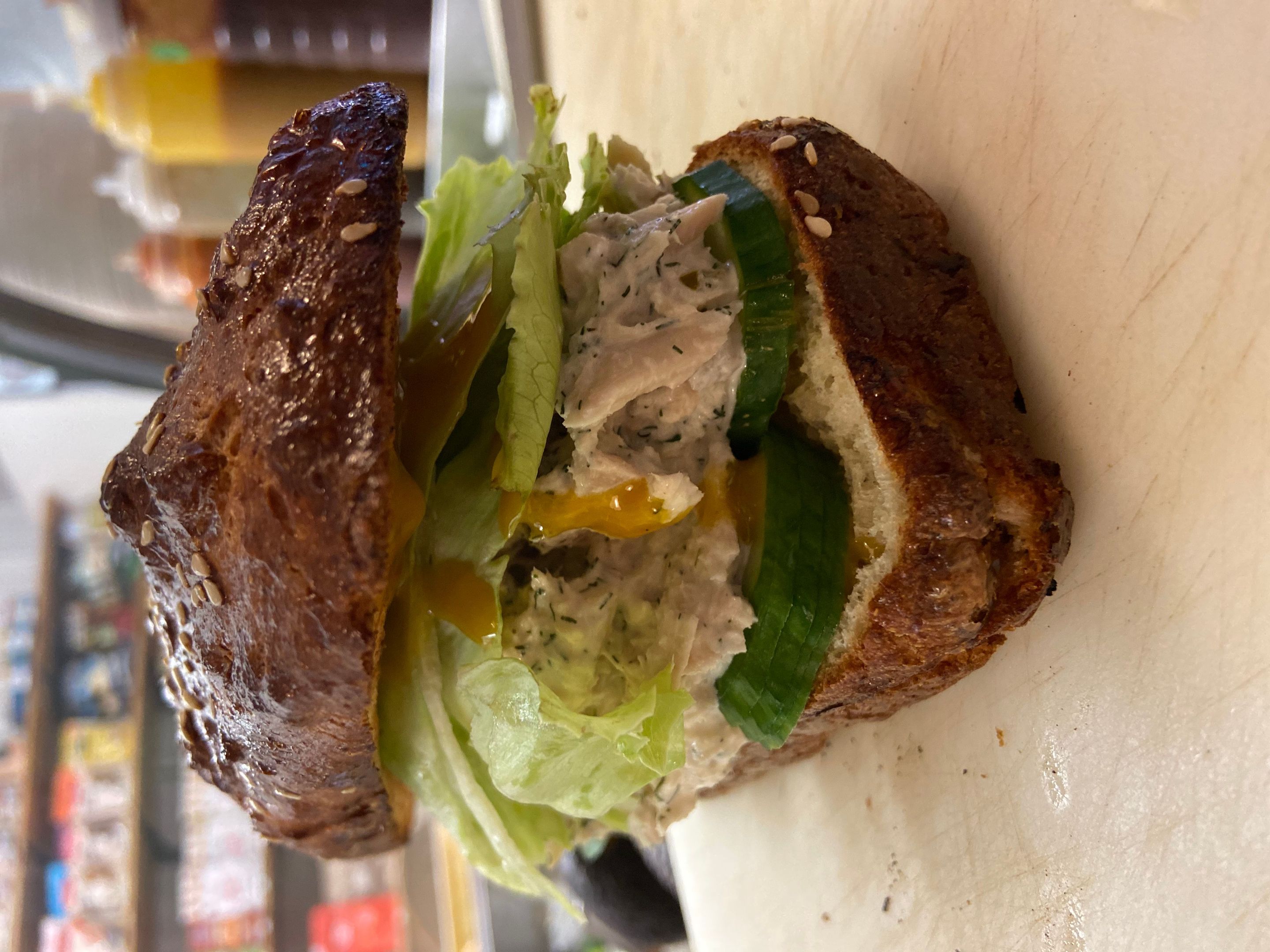 Wild Albacore Tuna Sandwich