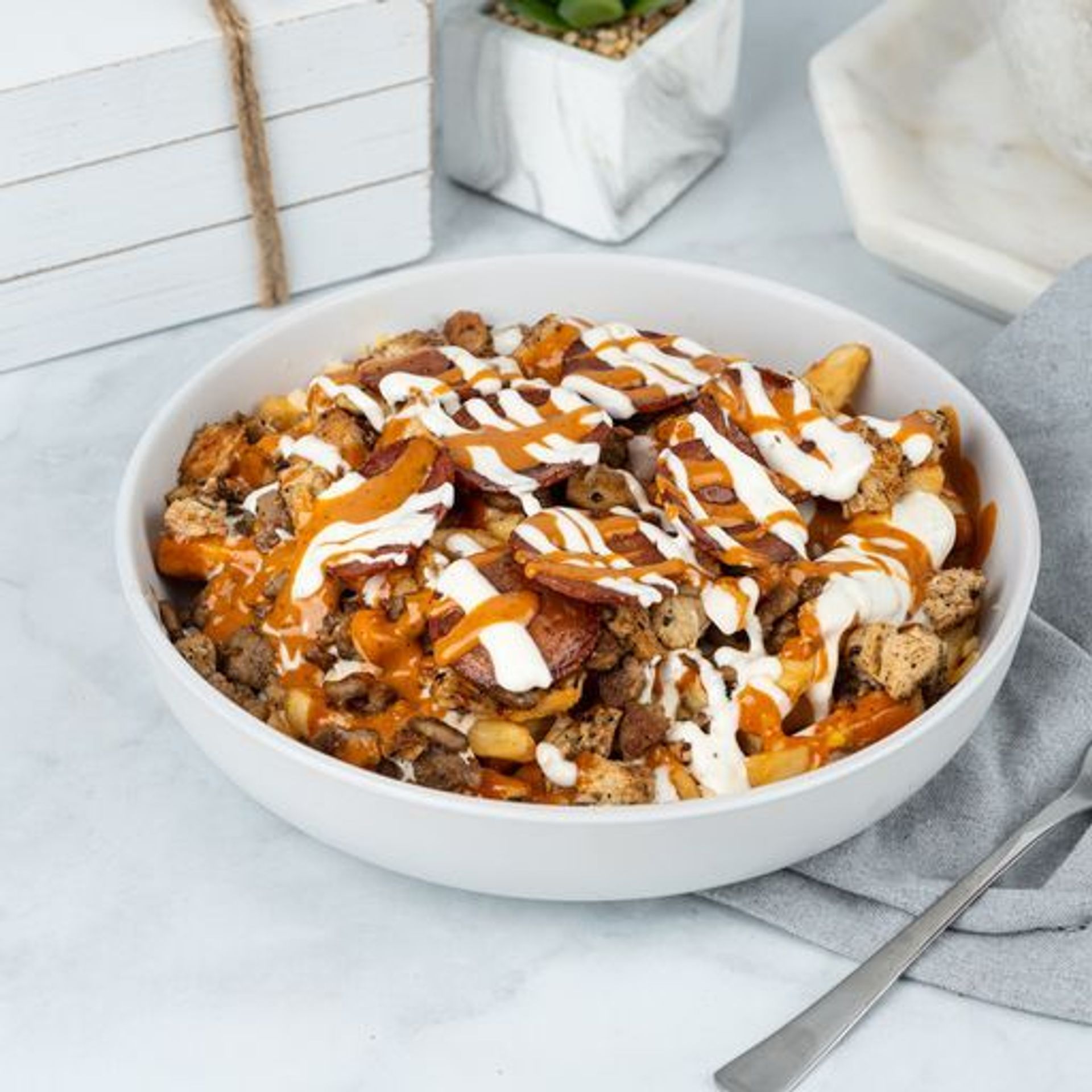 Meat Lovers Poutine - (Regular)