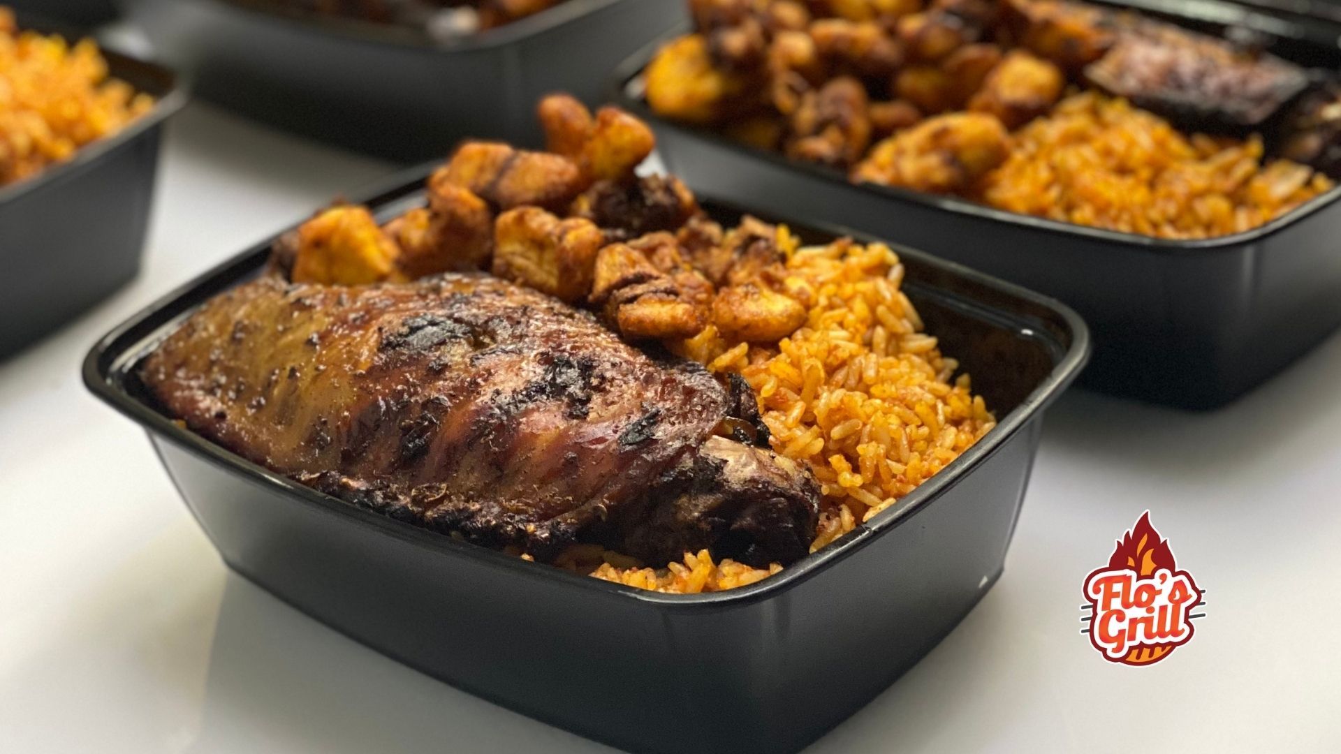 Jollof Rice, Grilled Turkey & Dodo