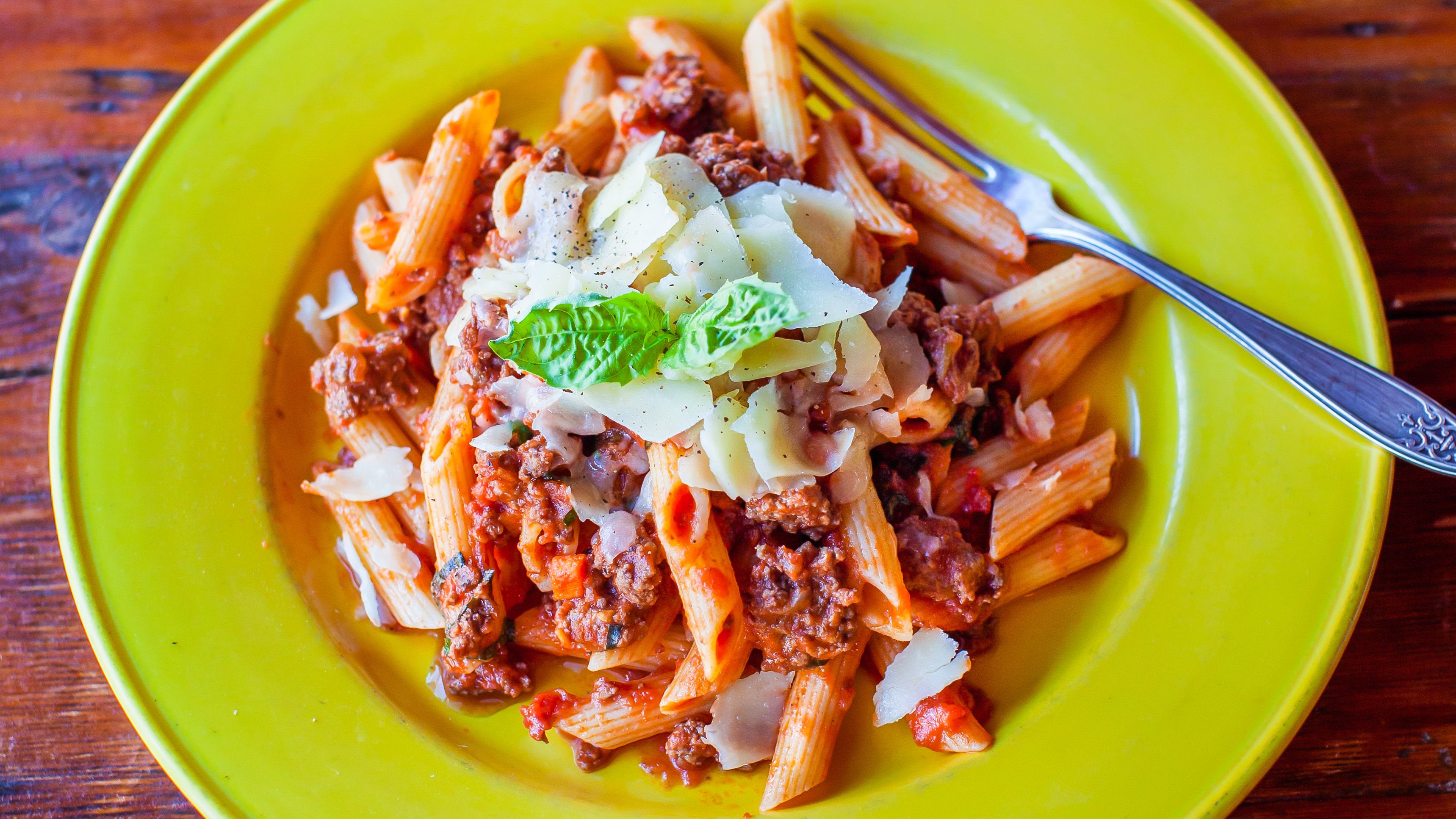 Spicy Bolognese Pasta