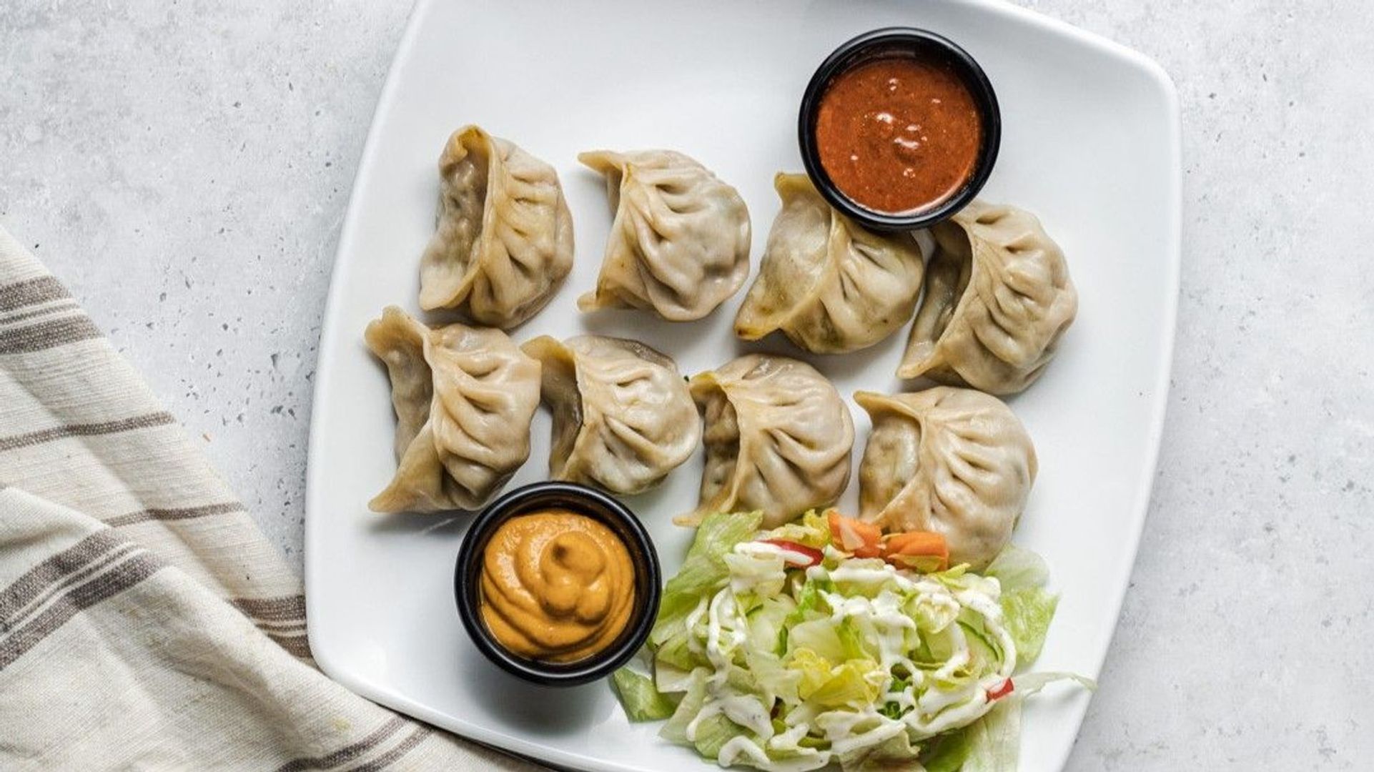 Chilli Momos (Vegetarian)