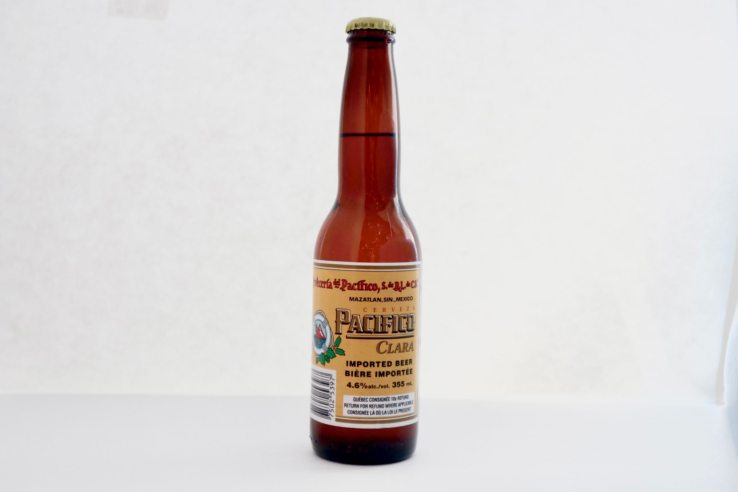 Pacifico, 355ml Bottle Beer (4.6% ABV)