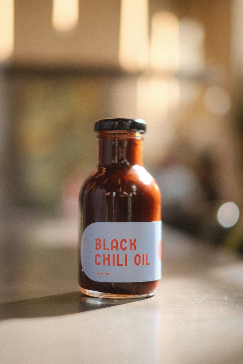 Black Chili Oil Bottle